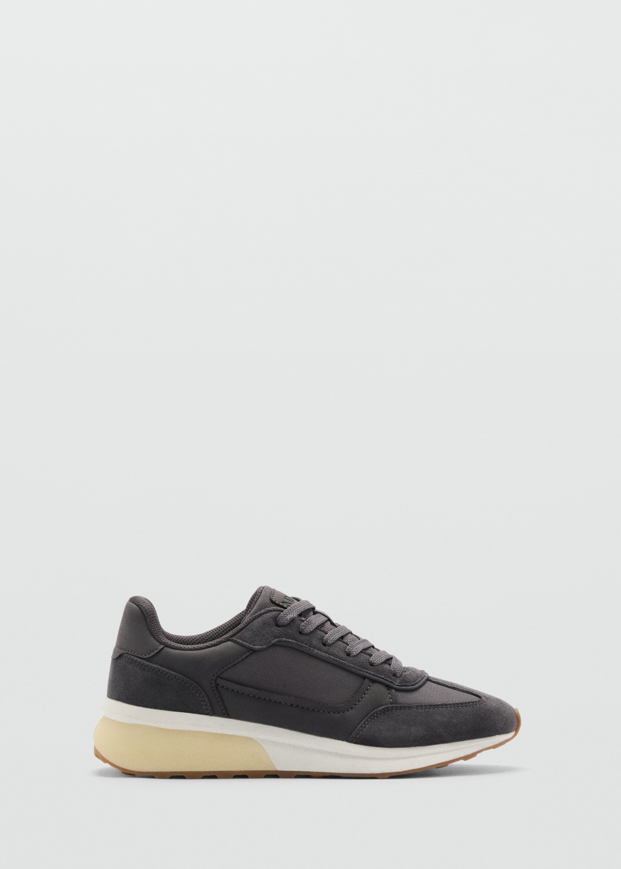 Leather mixed sneakers - Article without model