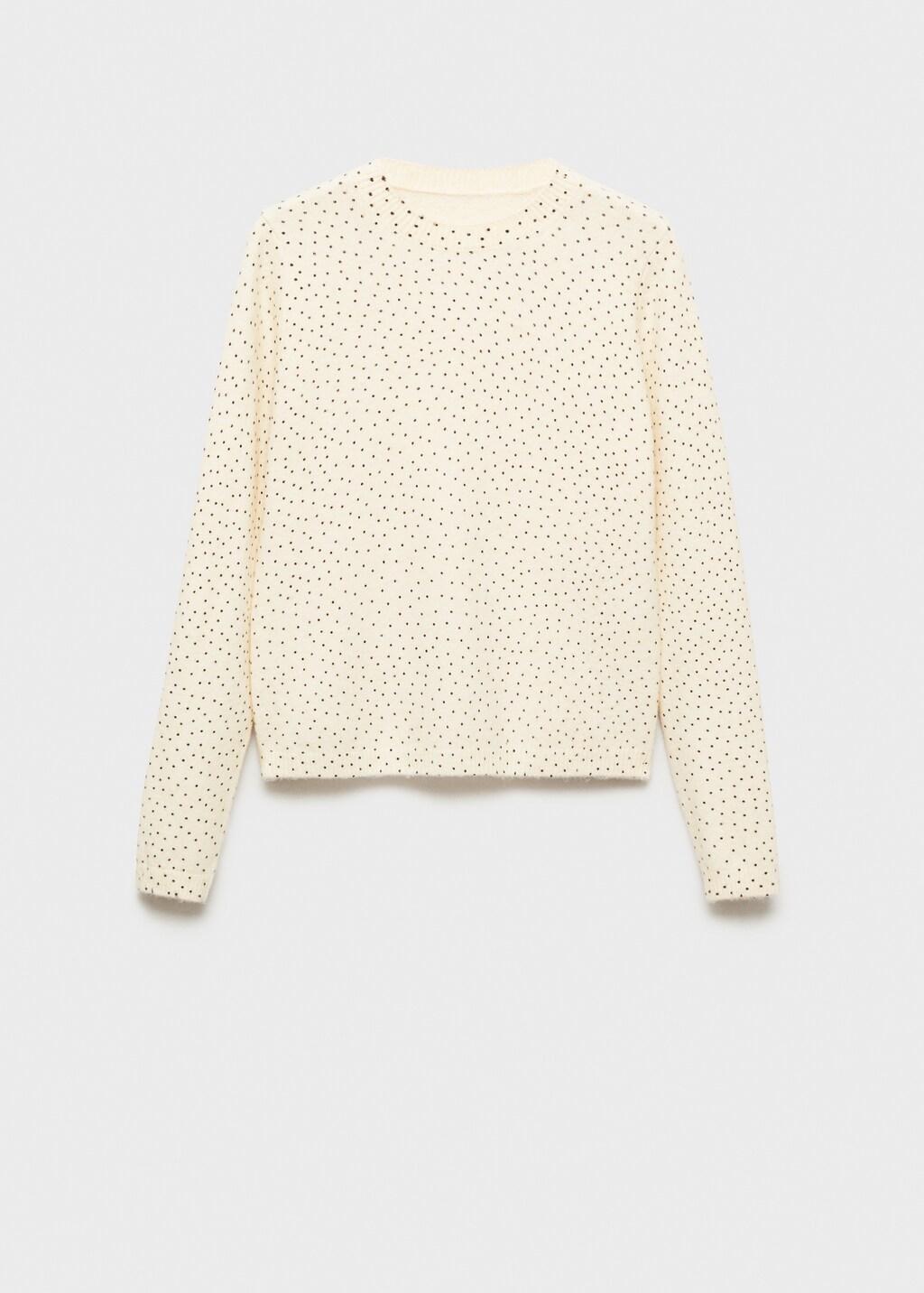 Polka-dot knitted sweater - image 5
