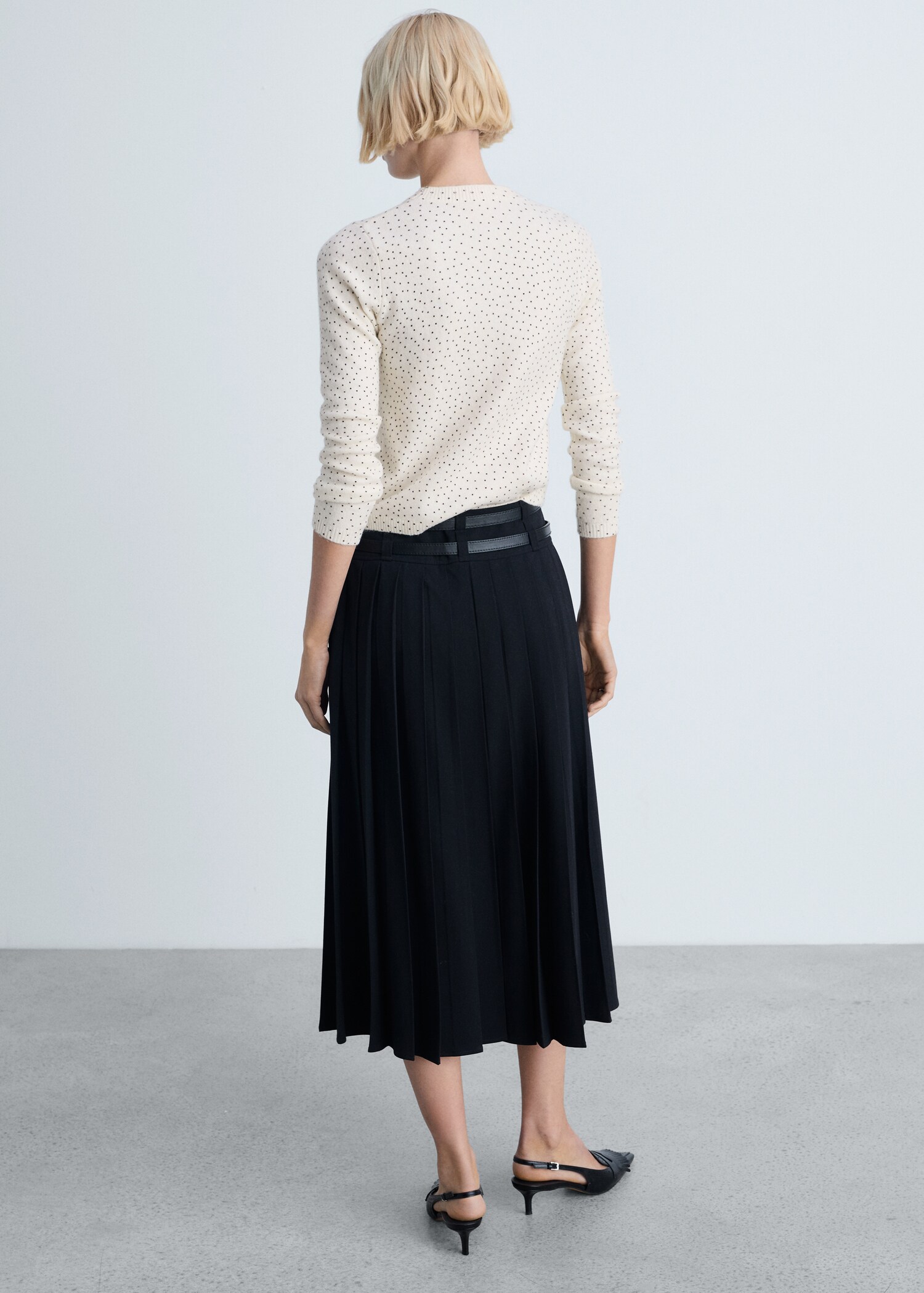 Pullover maglia pois - Retro dell'articolo