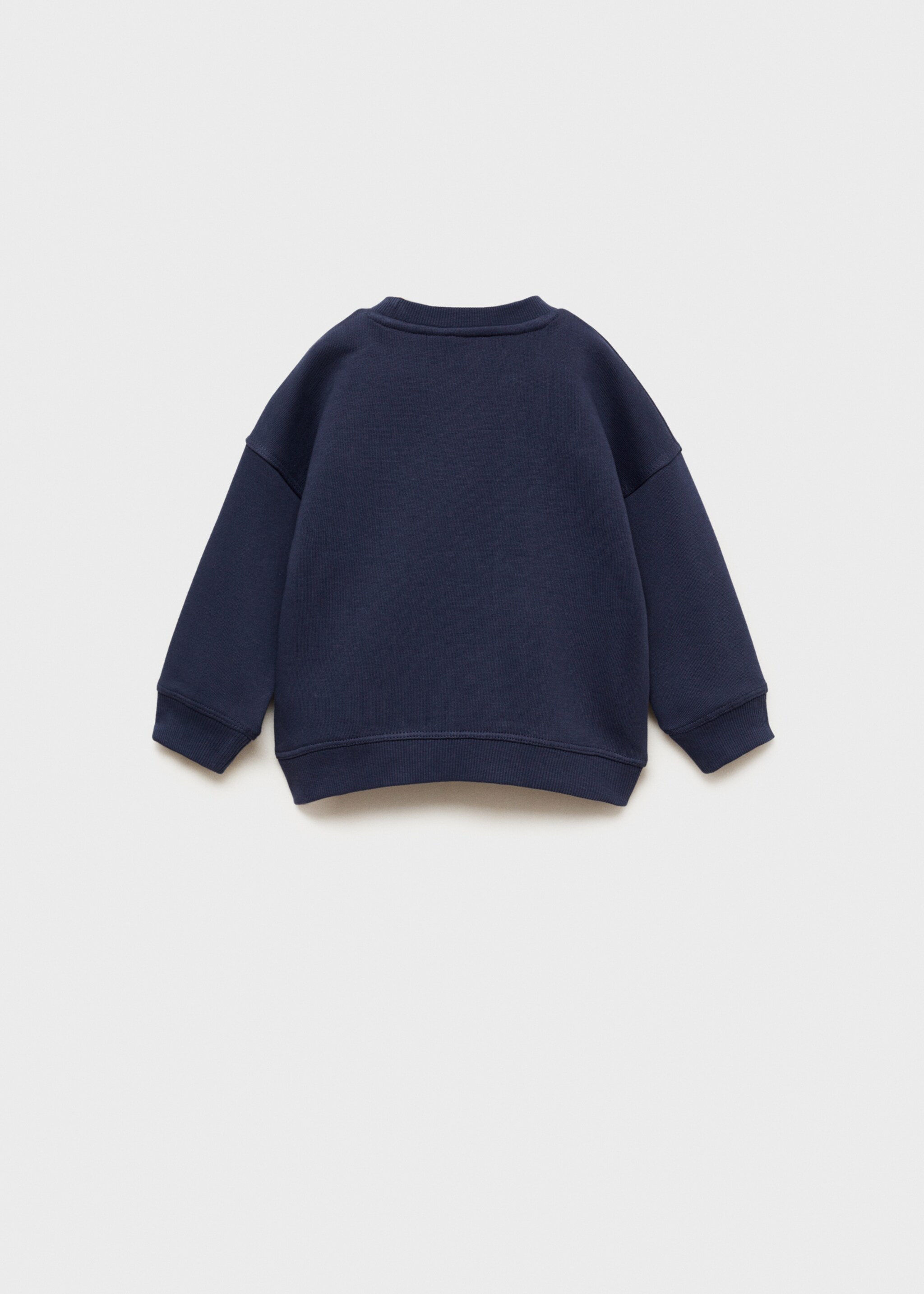 Sudadera estampado relieve - Reverso del artículo