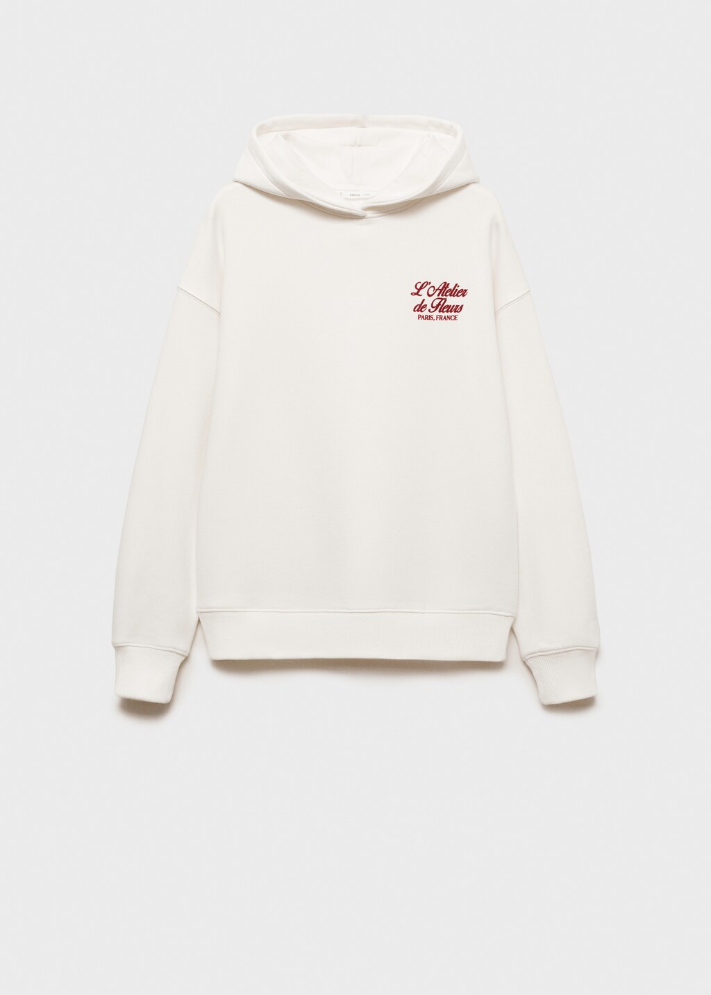Message zipped hoodie - Teen | MANGO USA