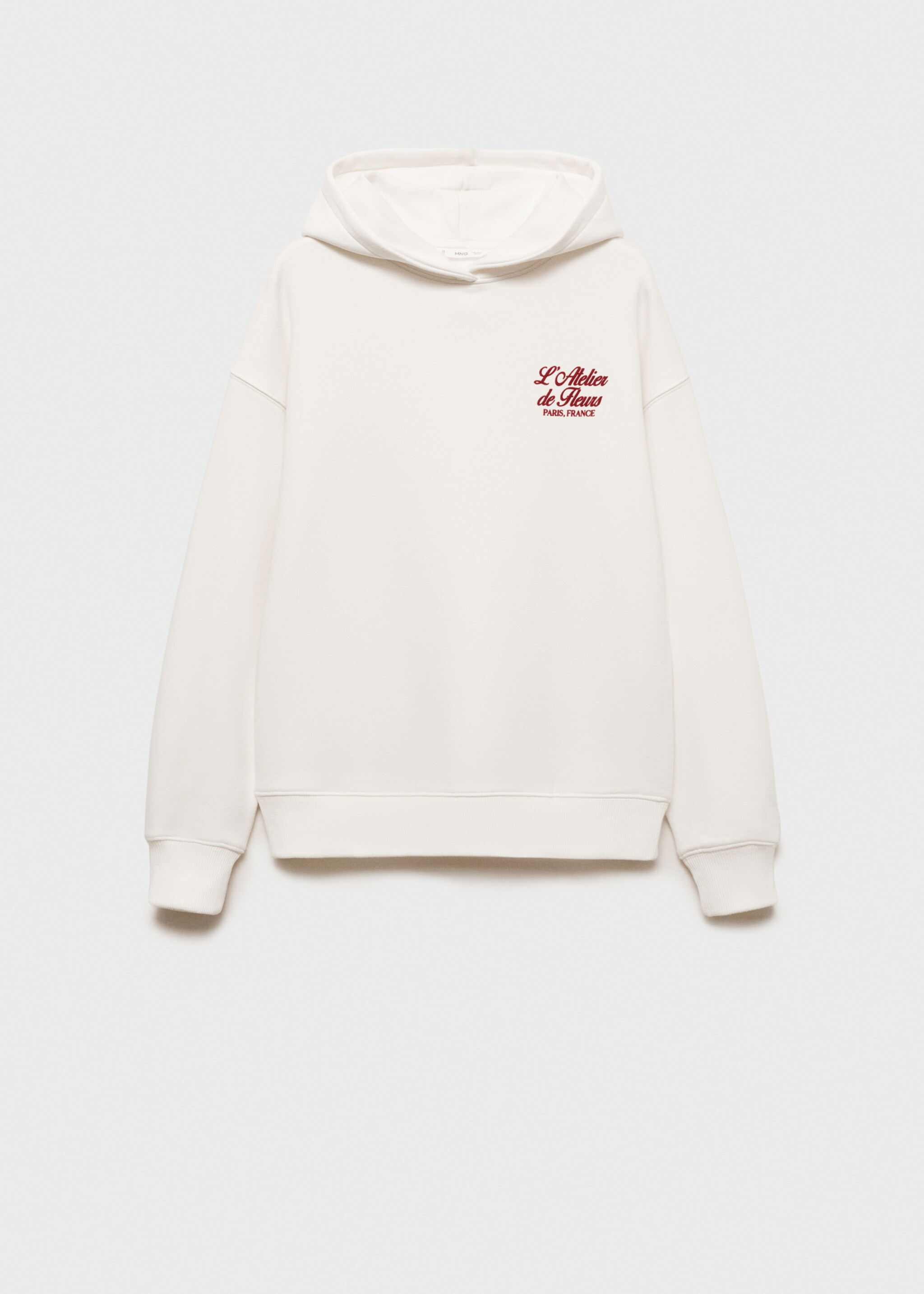 Sudadera capucha mensaje - Artículo sin modelo