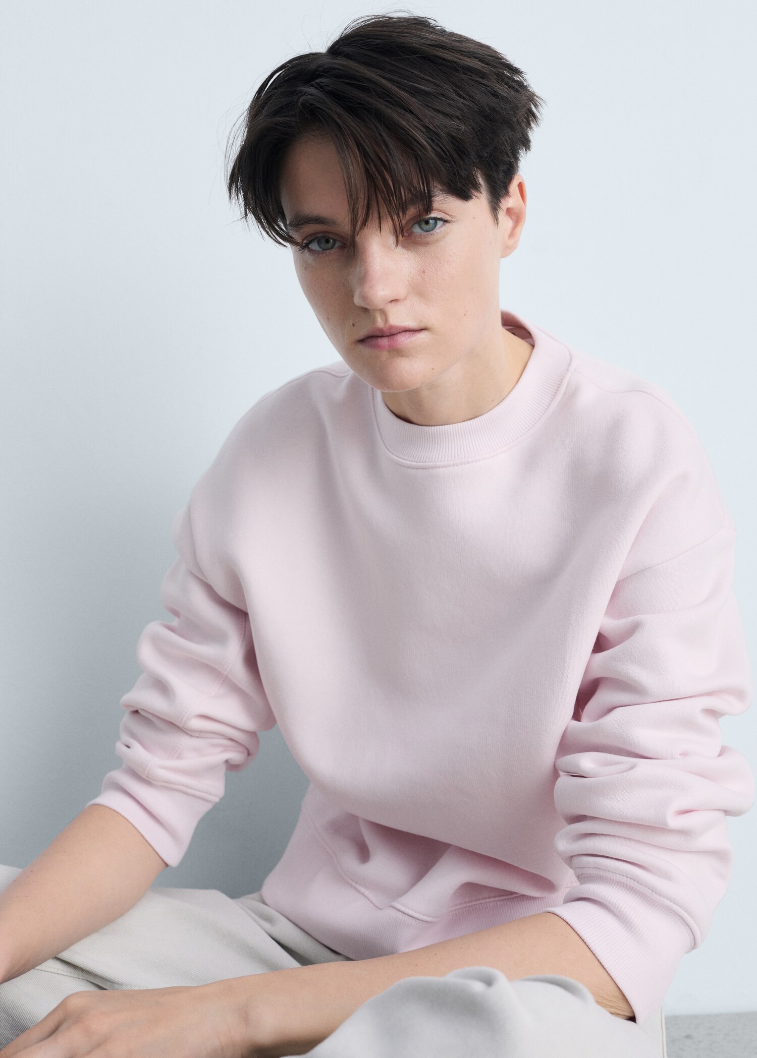 Sudadera algodón cuello redondo - Detalle del artículo 2
