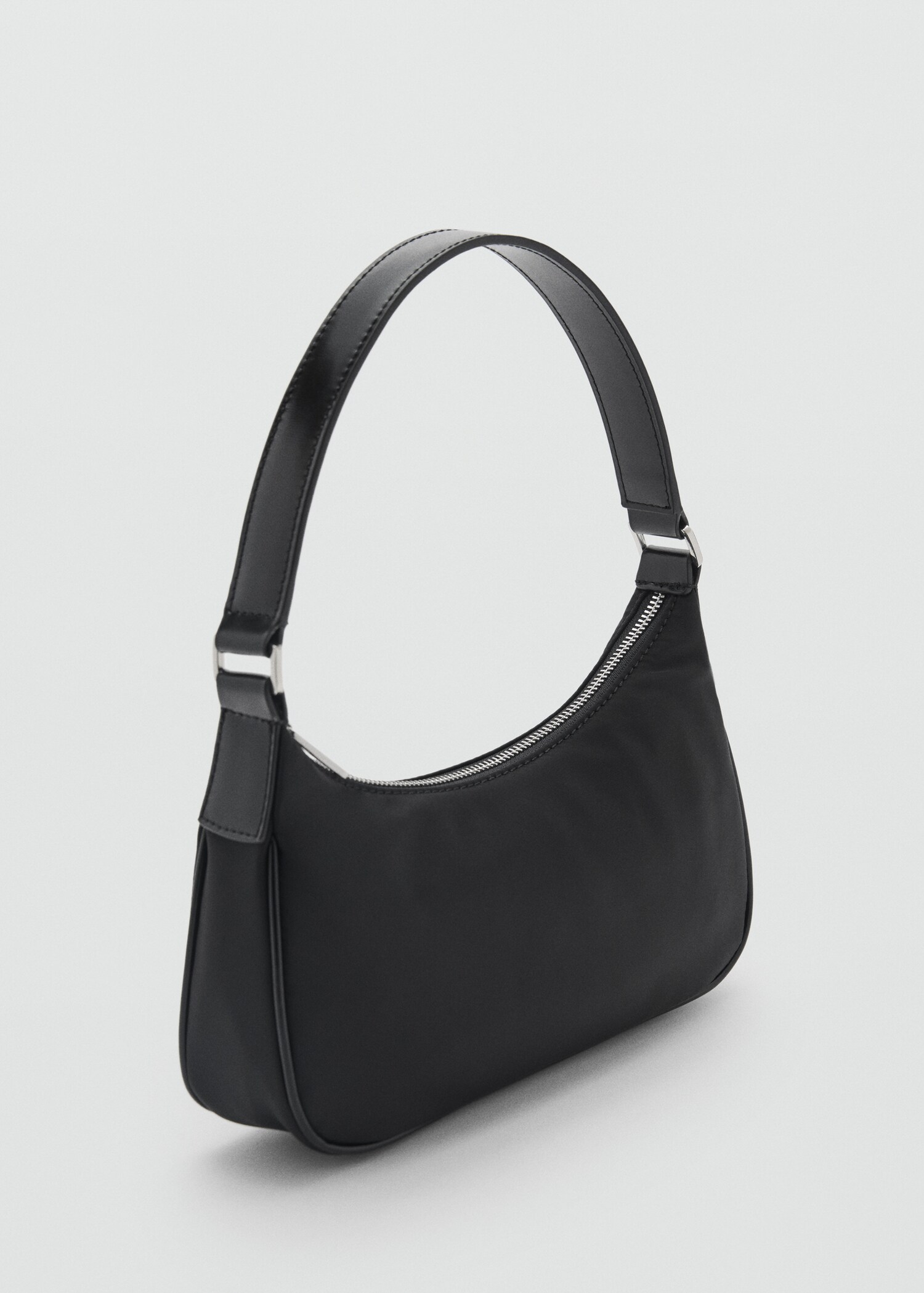 Nylon shoulder bag - Medium plane