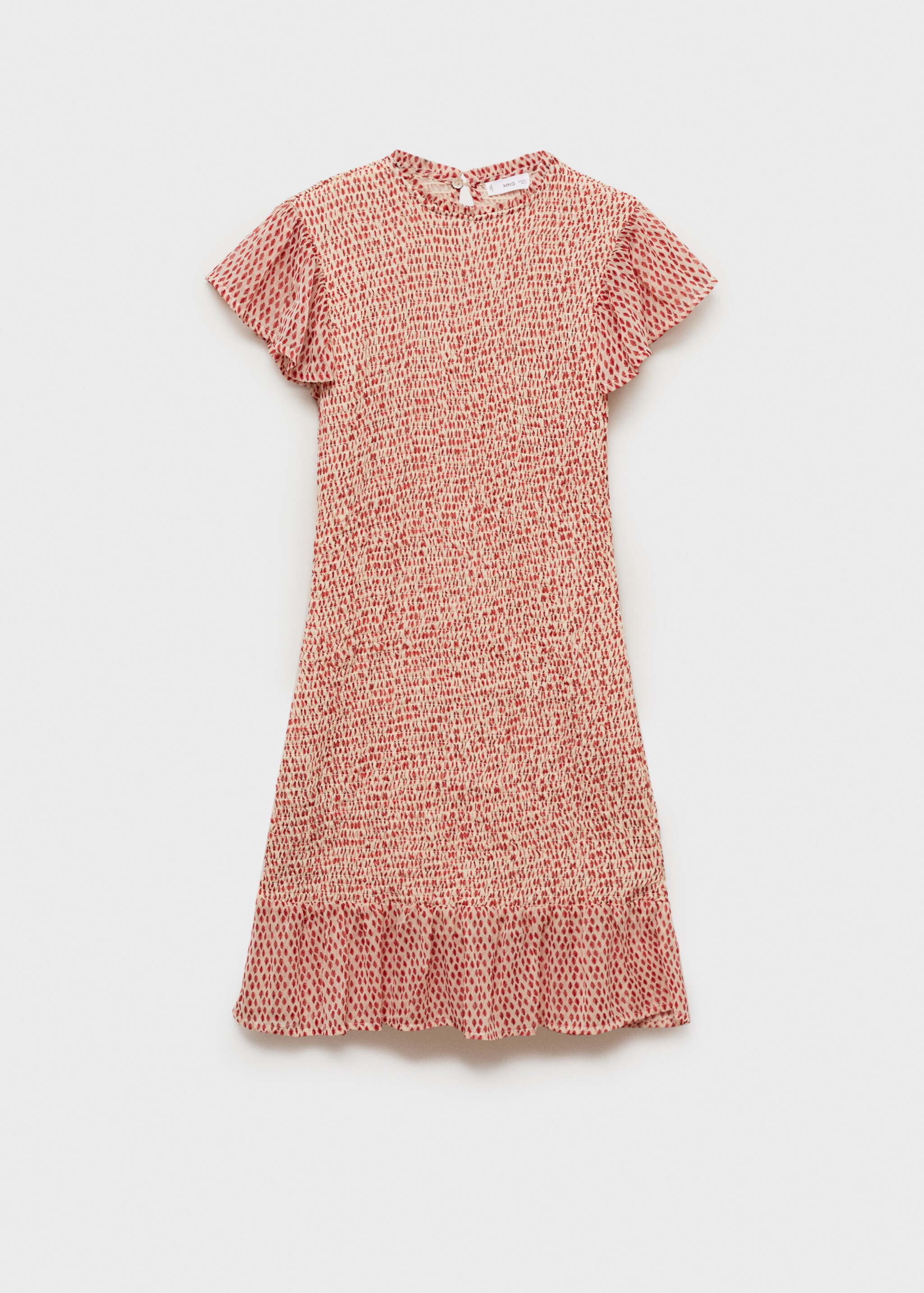 Printed ruched dress - Article without model