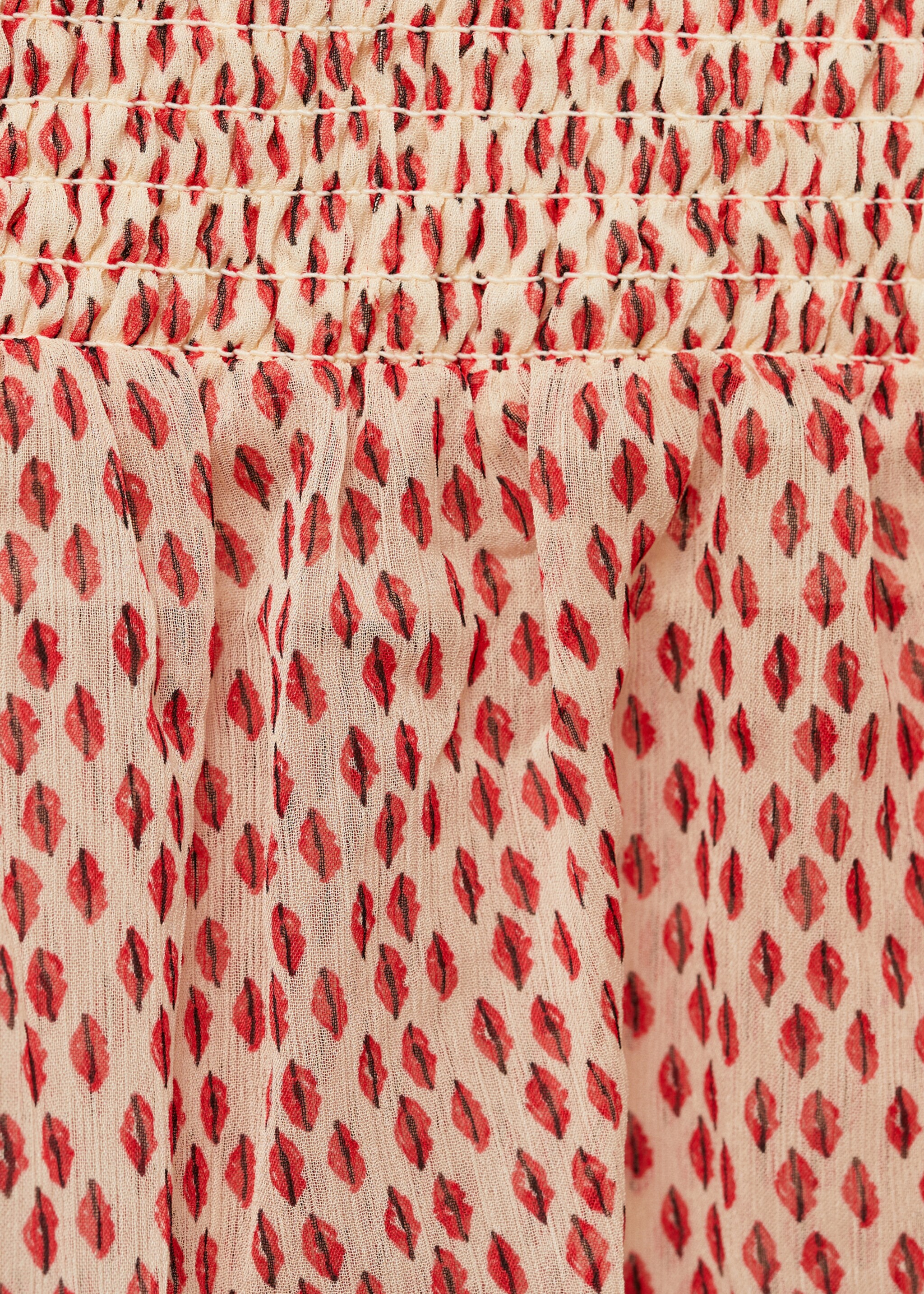 Printed ruched dress - Details of the article 8