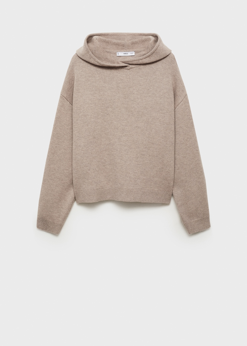 THEREDTHREAD/ザレッドスレッド】S logo knit hoodie cropped