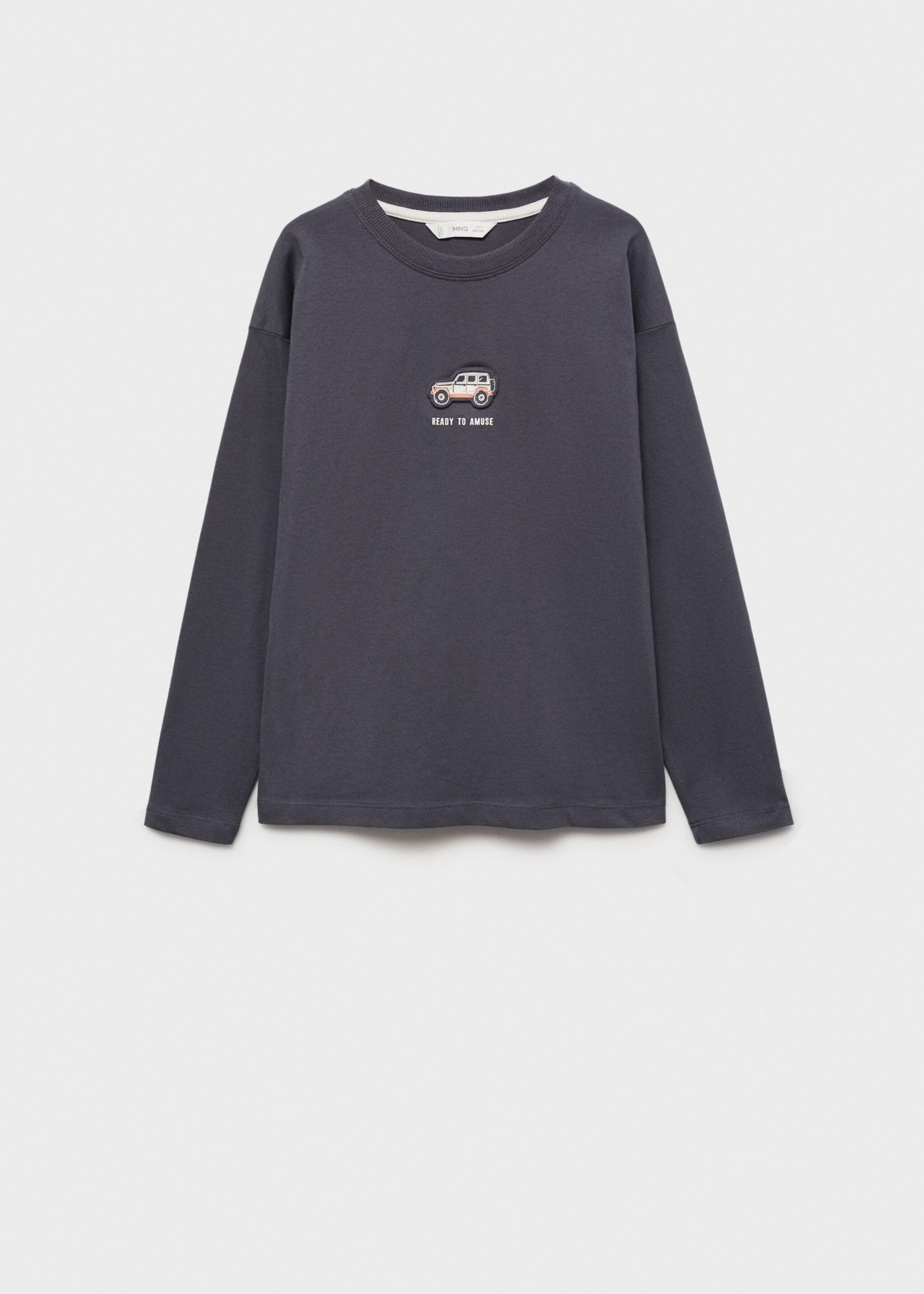 Printed cotton-blend T-shirt - Article without model
