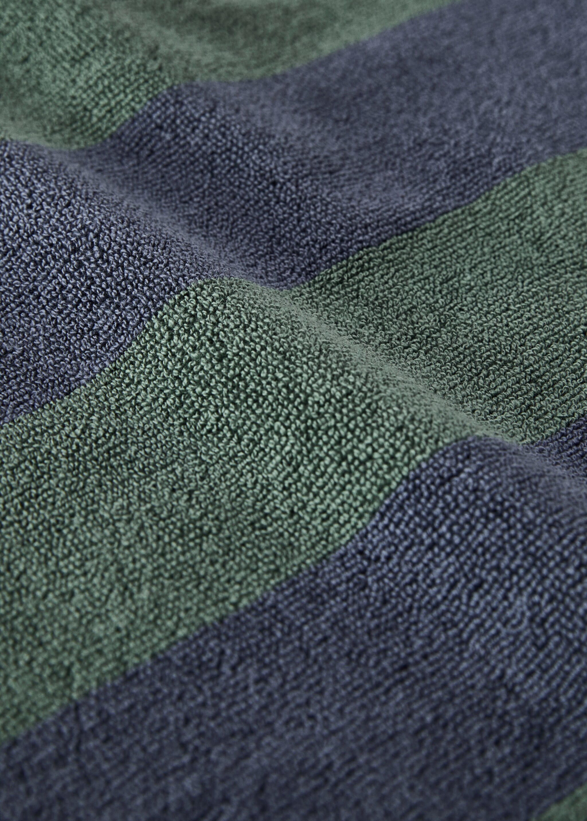 Two-tone striped bath rug - Details of the article 1