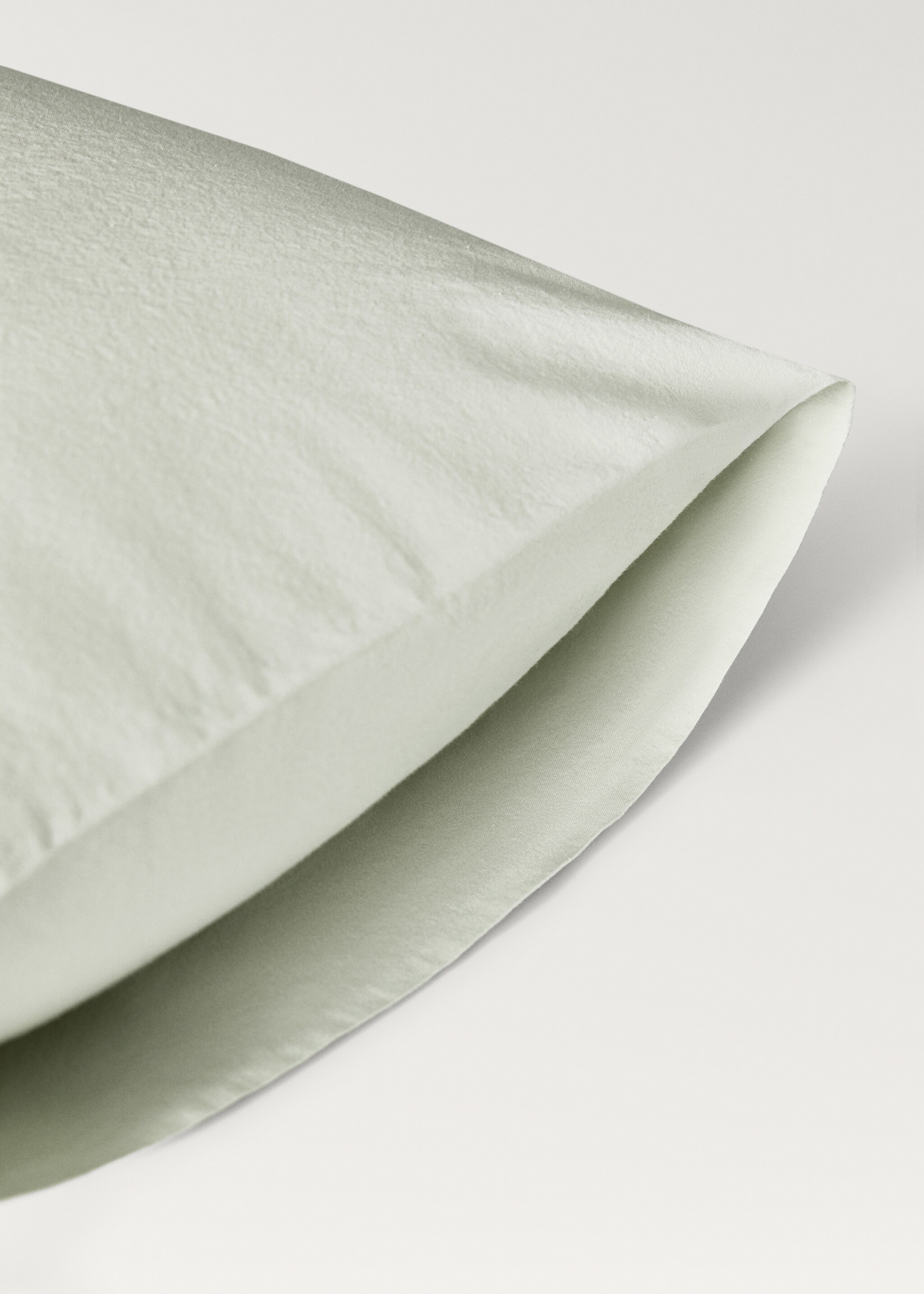 Children's washed cotton double-stitched pillowcase 30x50 cm - Details of the article 1, Forest Green. Ref: 87053317-00.