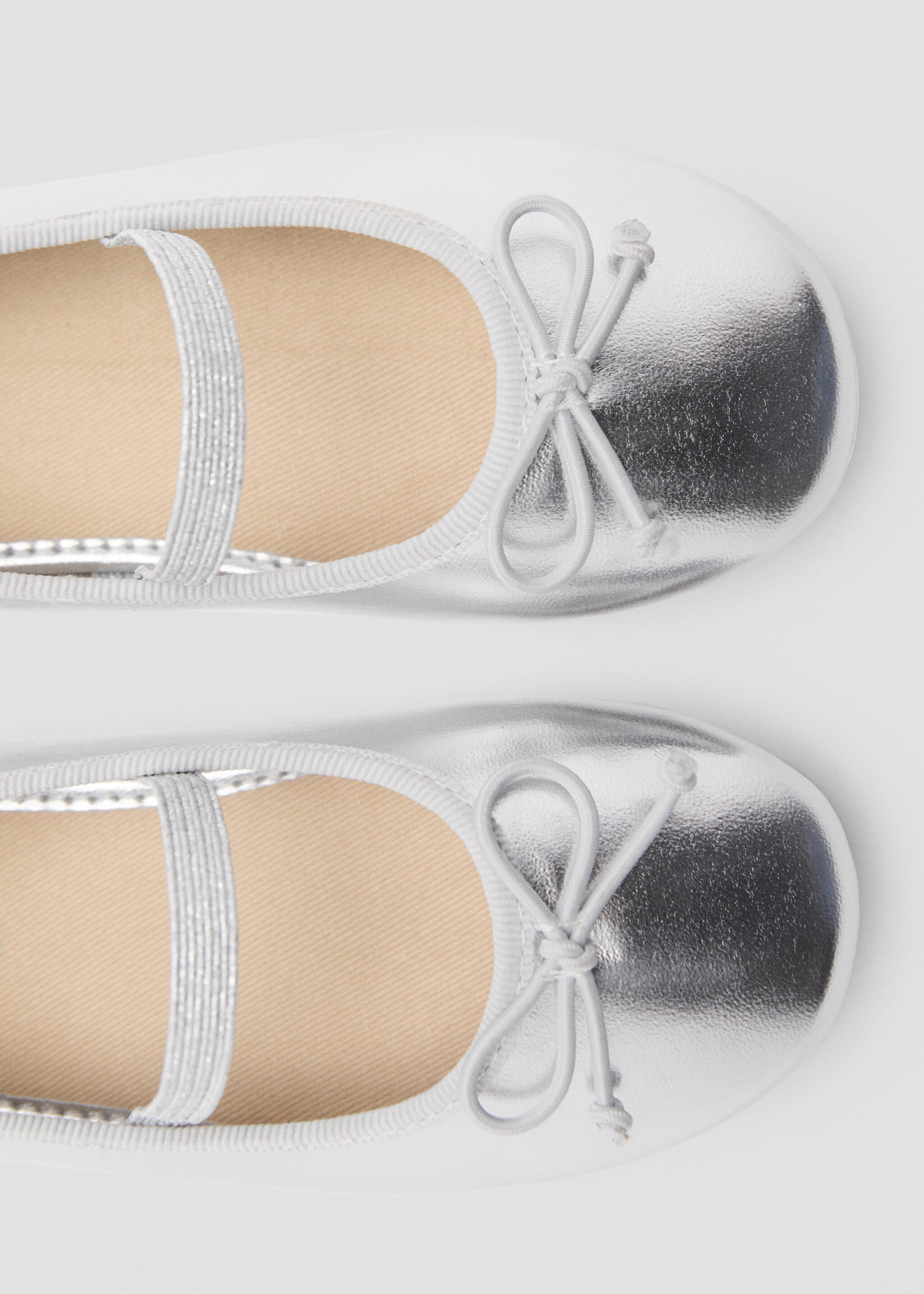 Metallisierte Riemchen-Ballerinas - Detail des Artikels 2