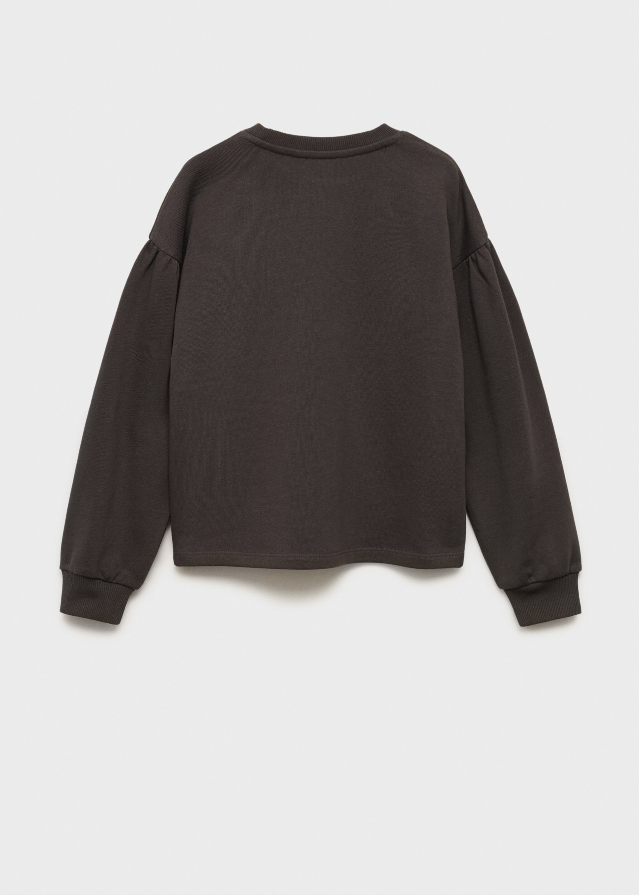 Sweatshirt med virkade detaljer - Artikelns baksida