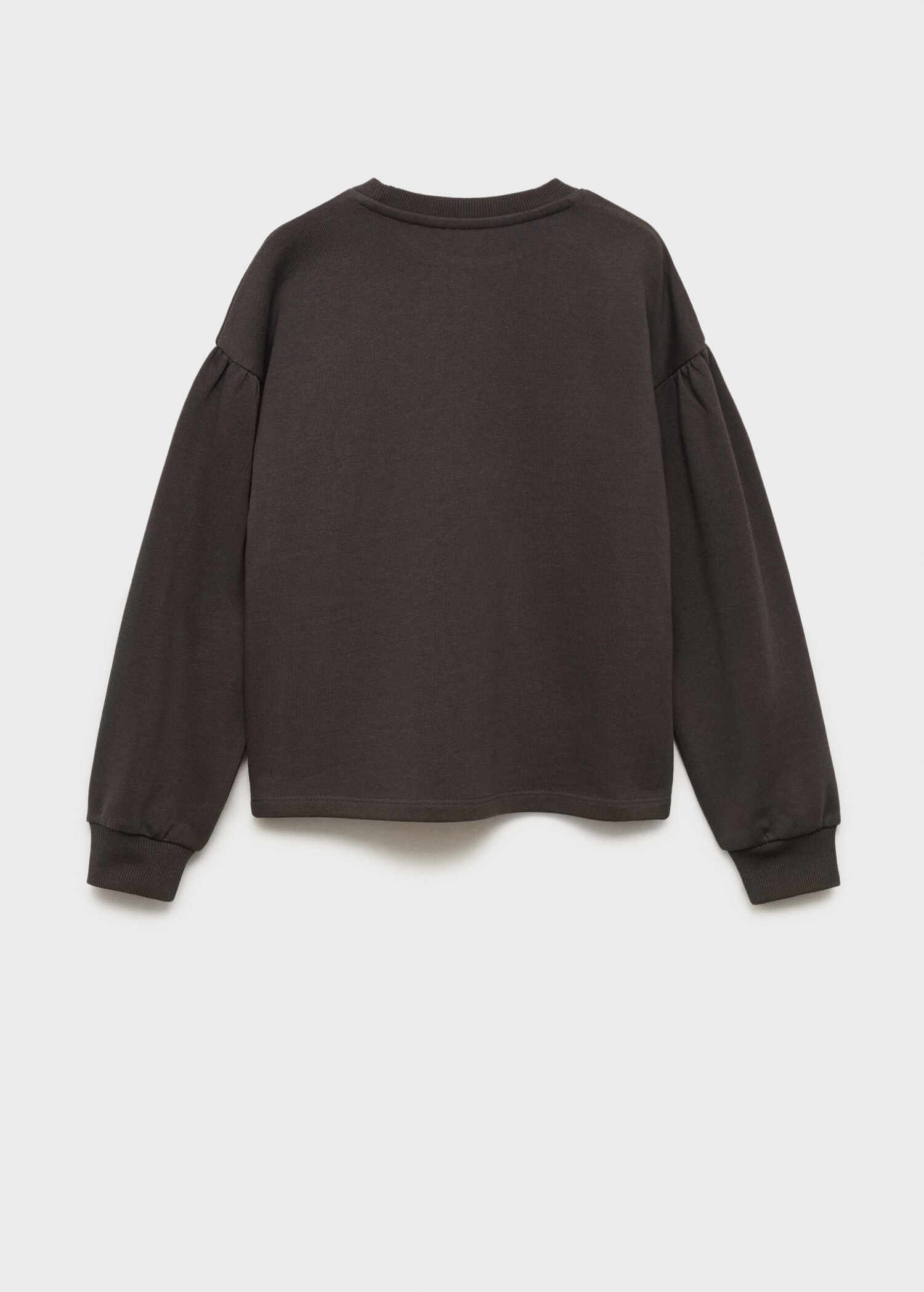 Sweatshirt med virkade detaljer - Artikelns baksida