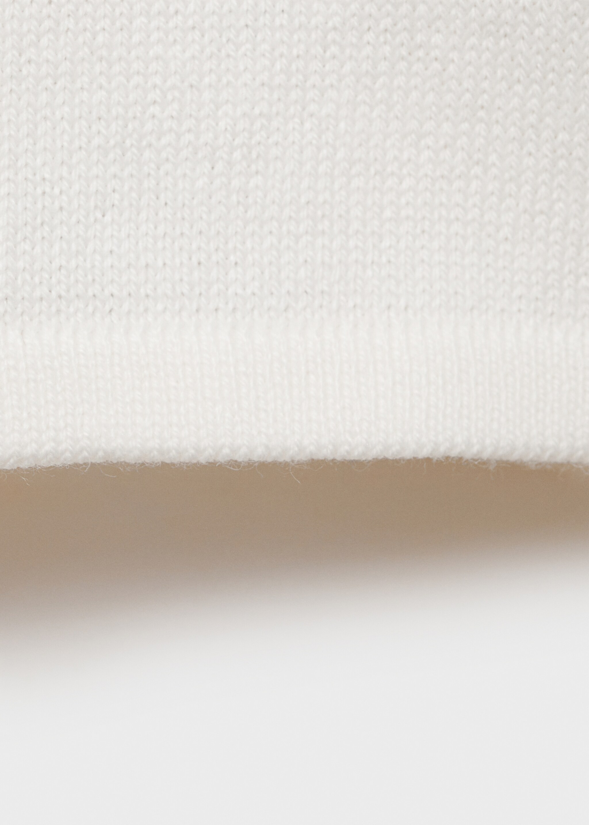 Openwork detail knit cardigan - Details of the article 0