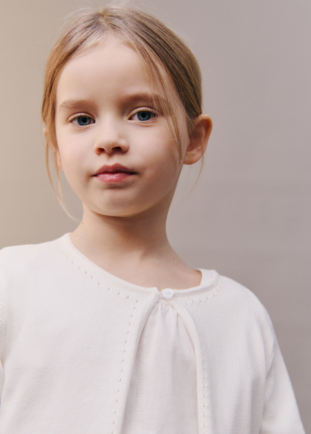 Openwork detail knit cardigan - Kids | MANGO Gambia