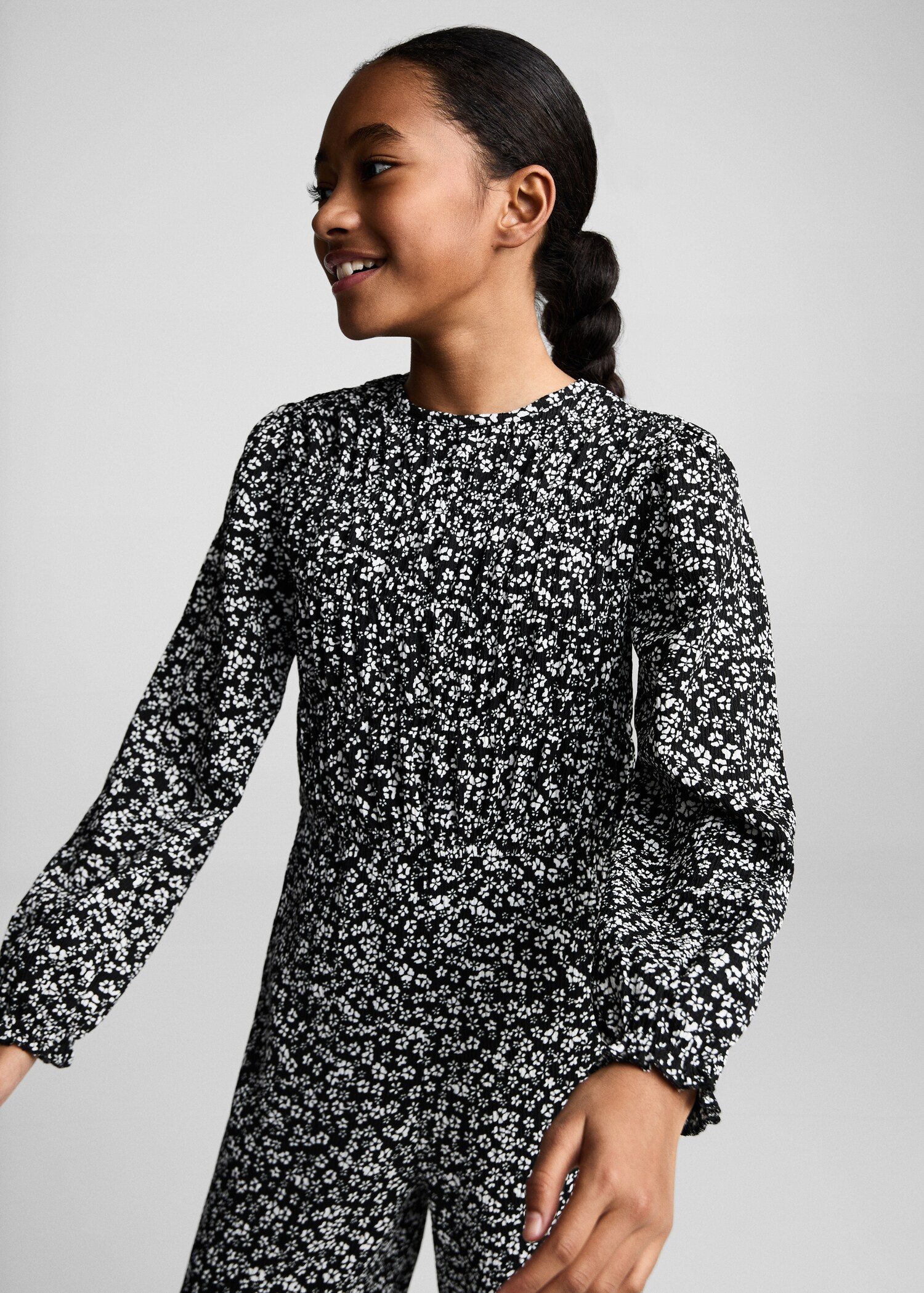 Floral print jumpsuit - Medium plane