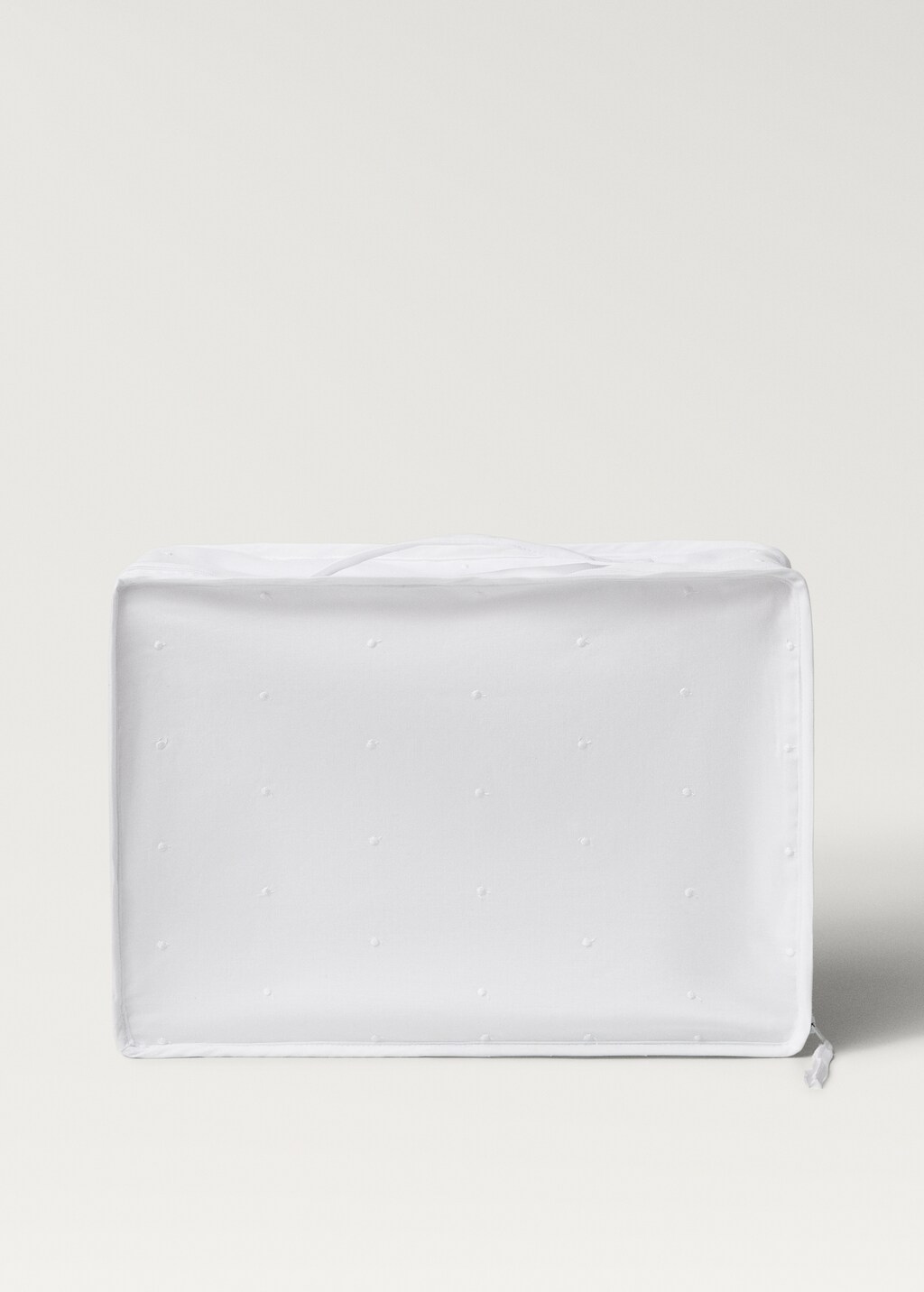 Organising box with embroidered details