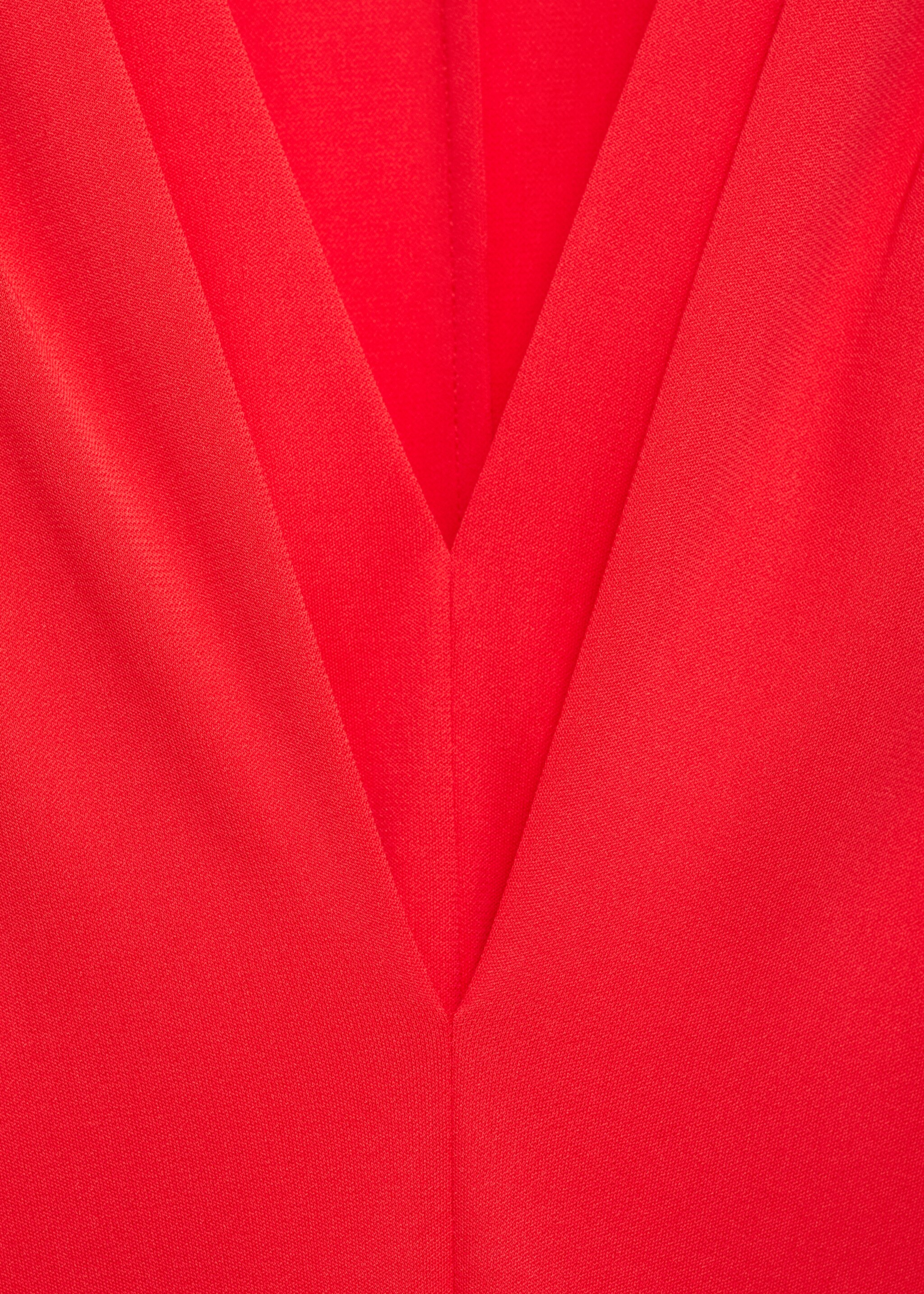 V-neck knitted dress - Details of the article 8