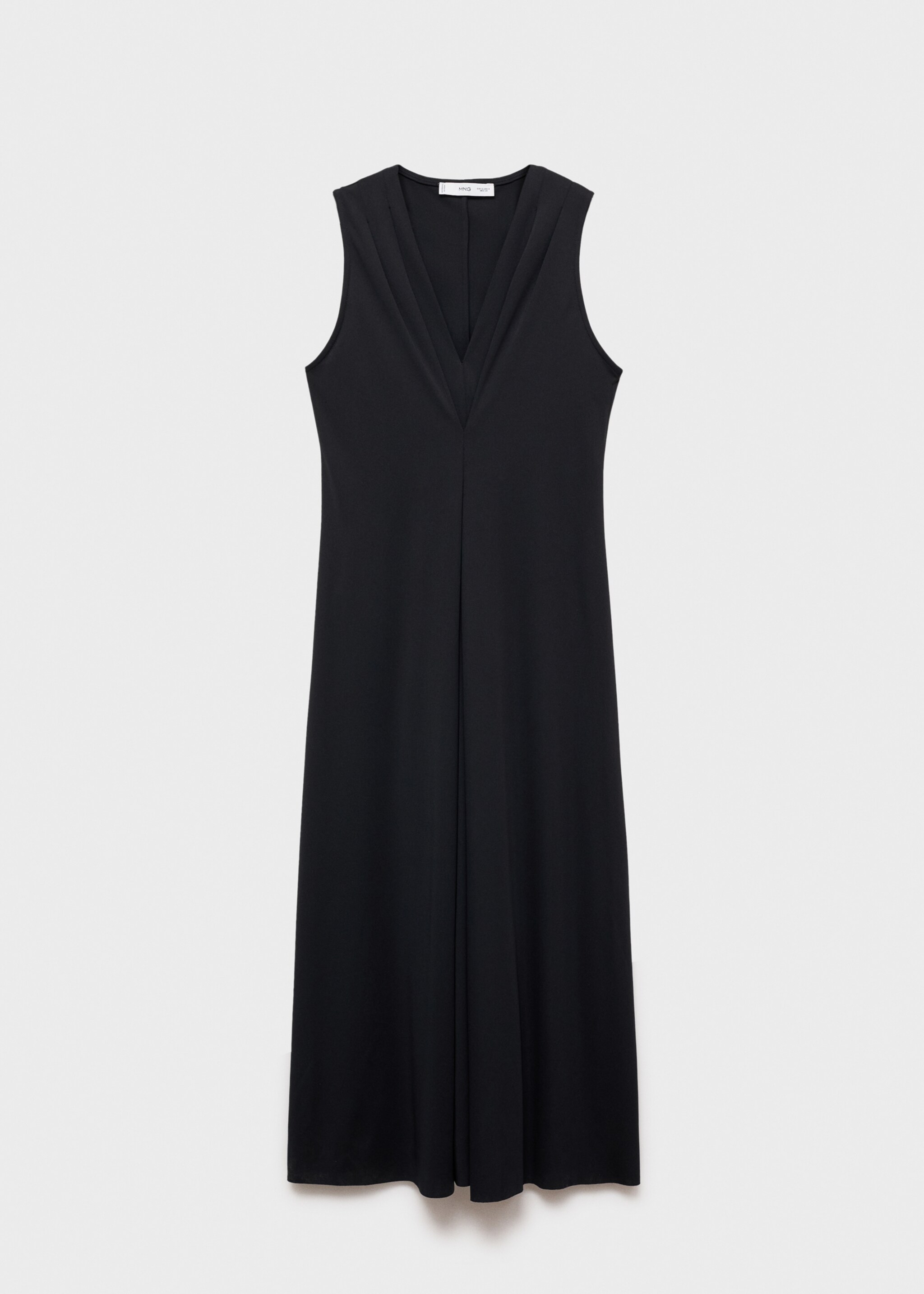 V-neck knitted dress - Article without model