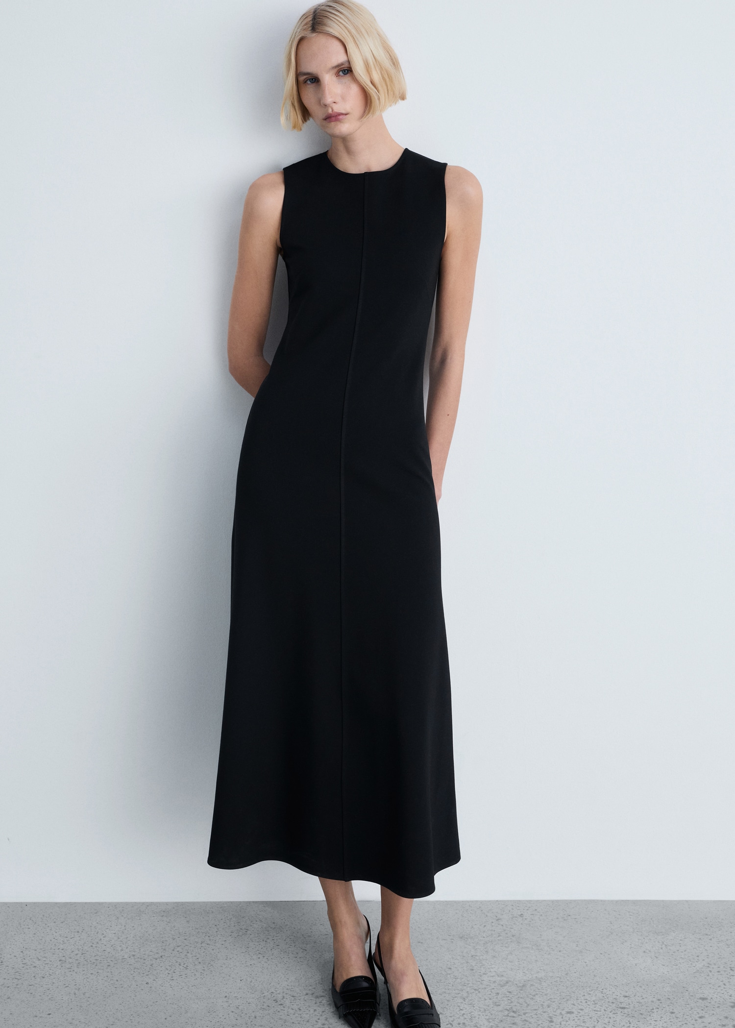 Linnen Ballonjurk Flared Midi-dress Women MANGO Libya Linnen Ballonjurk Flared Midi-dress Women MANGO Libya