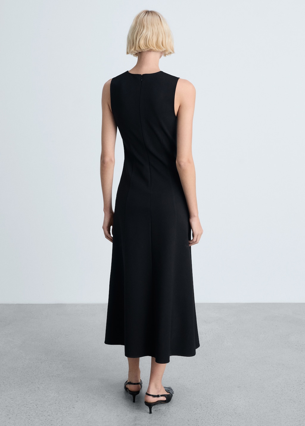 Flared midi-dress - Women | MANGO USA