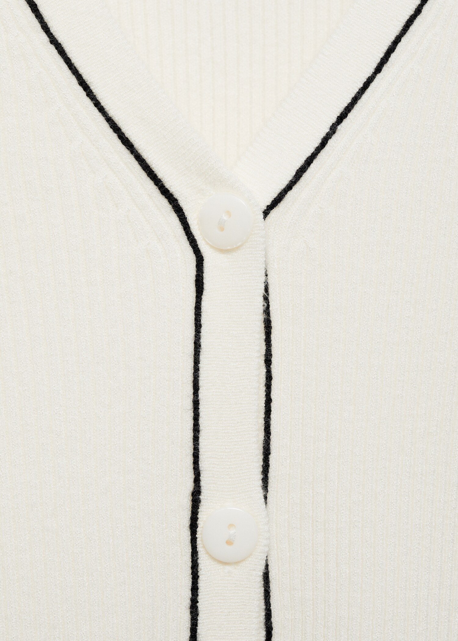 V-neck knitted cardigan - Details of the article 8