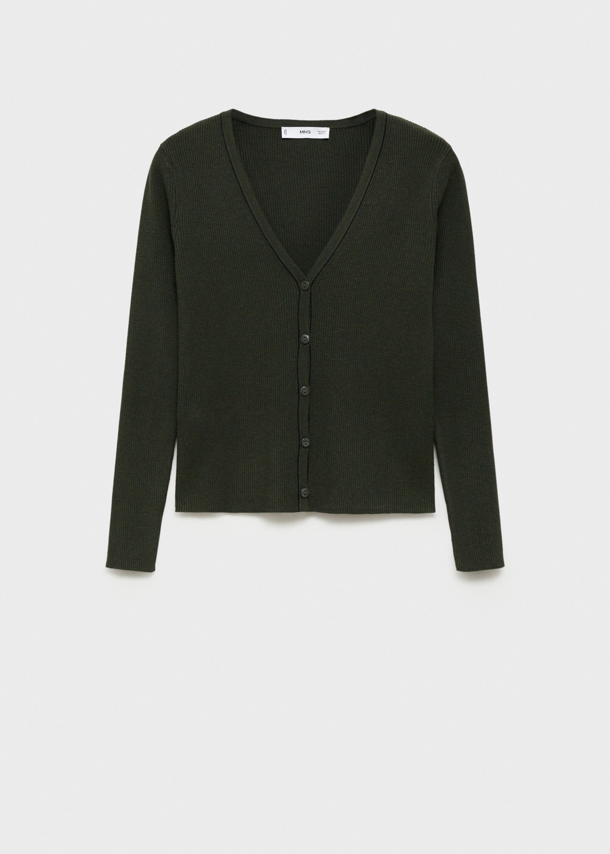 V-neck knitted cardigan - Article without model