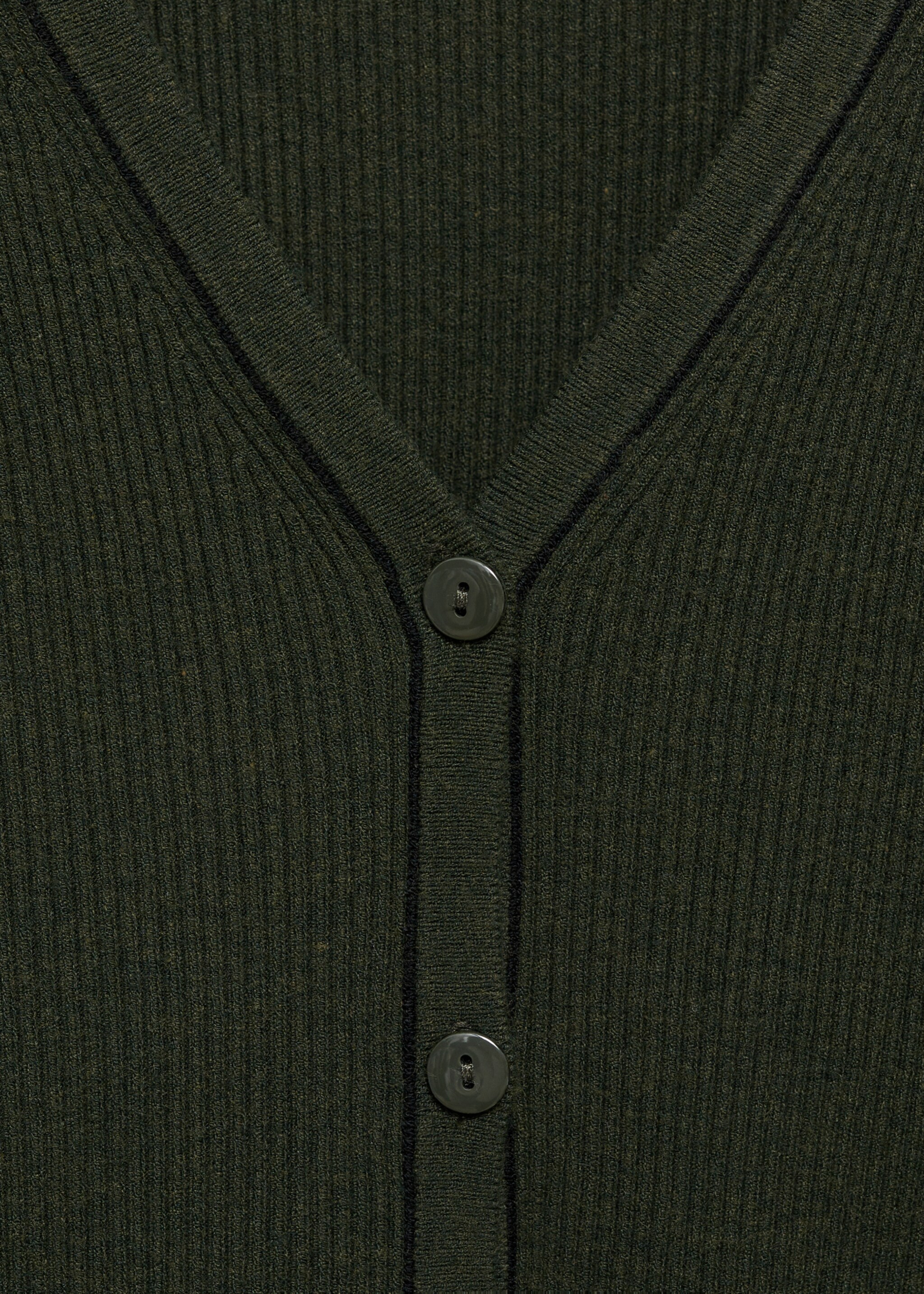 V-neck knitted cardigan - Details of the article 8