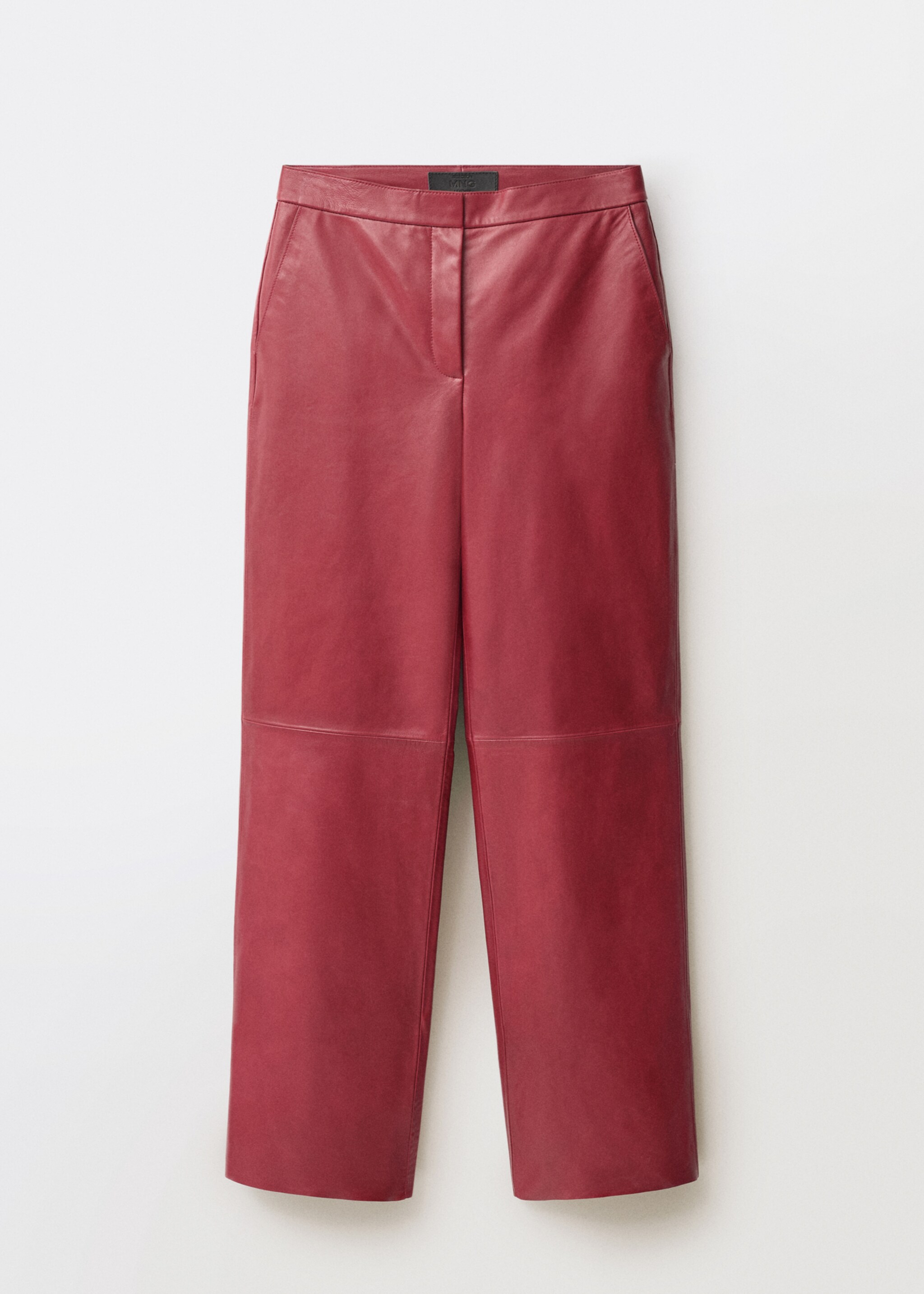 Pantalón recto piel - Artículo sin modelo