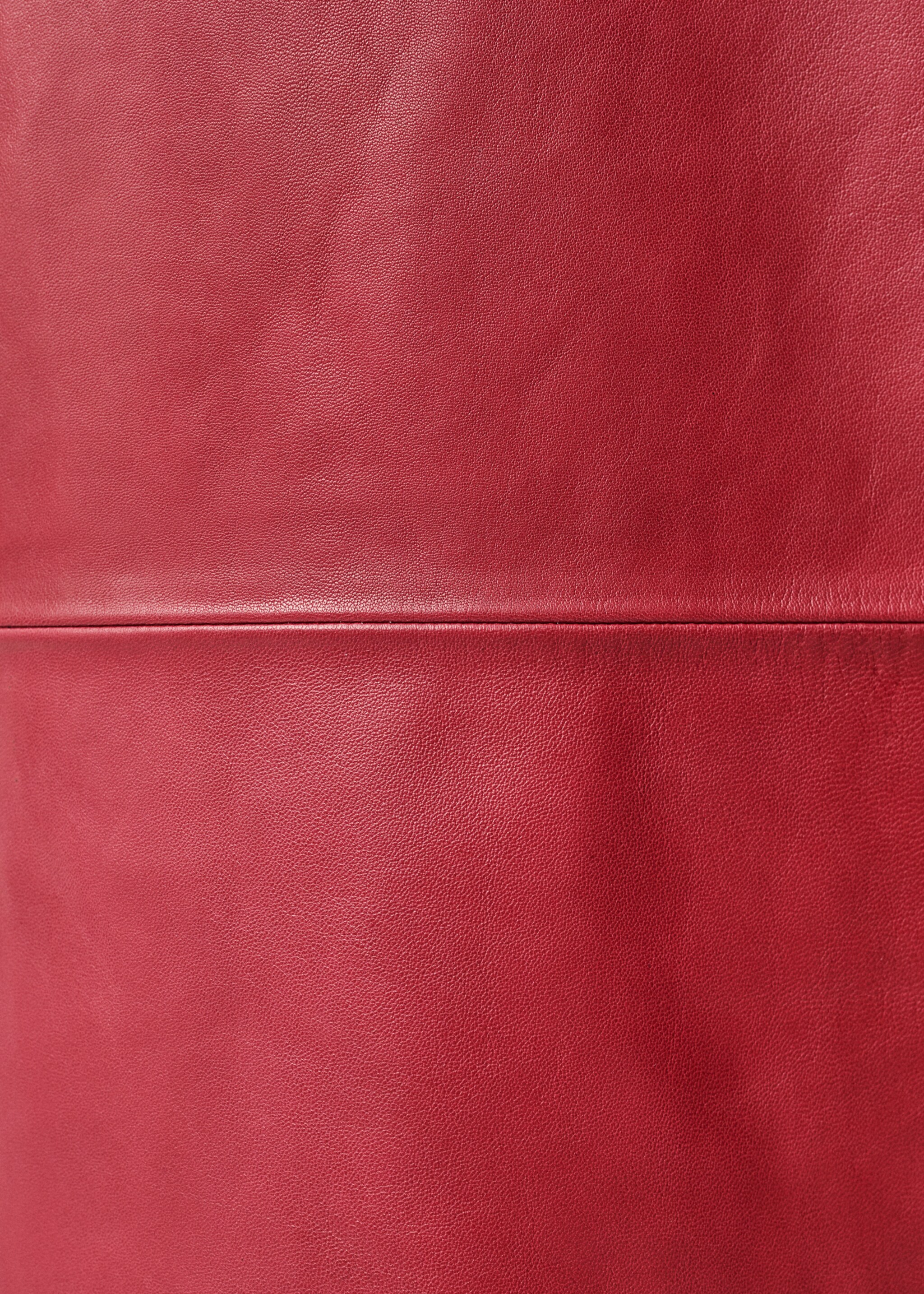 Pantalón recto piel - Detalle del artículo 8