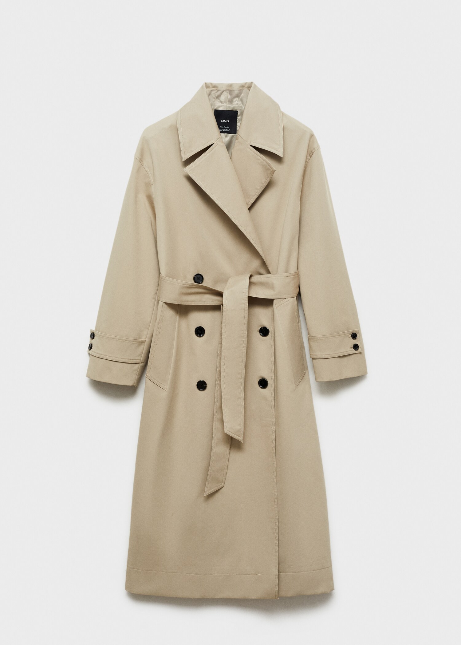 Trench largo oversize doble botonadura - Artículo sin modelo