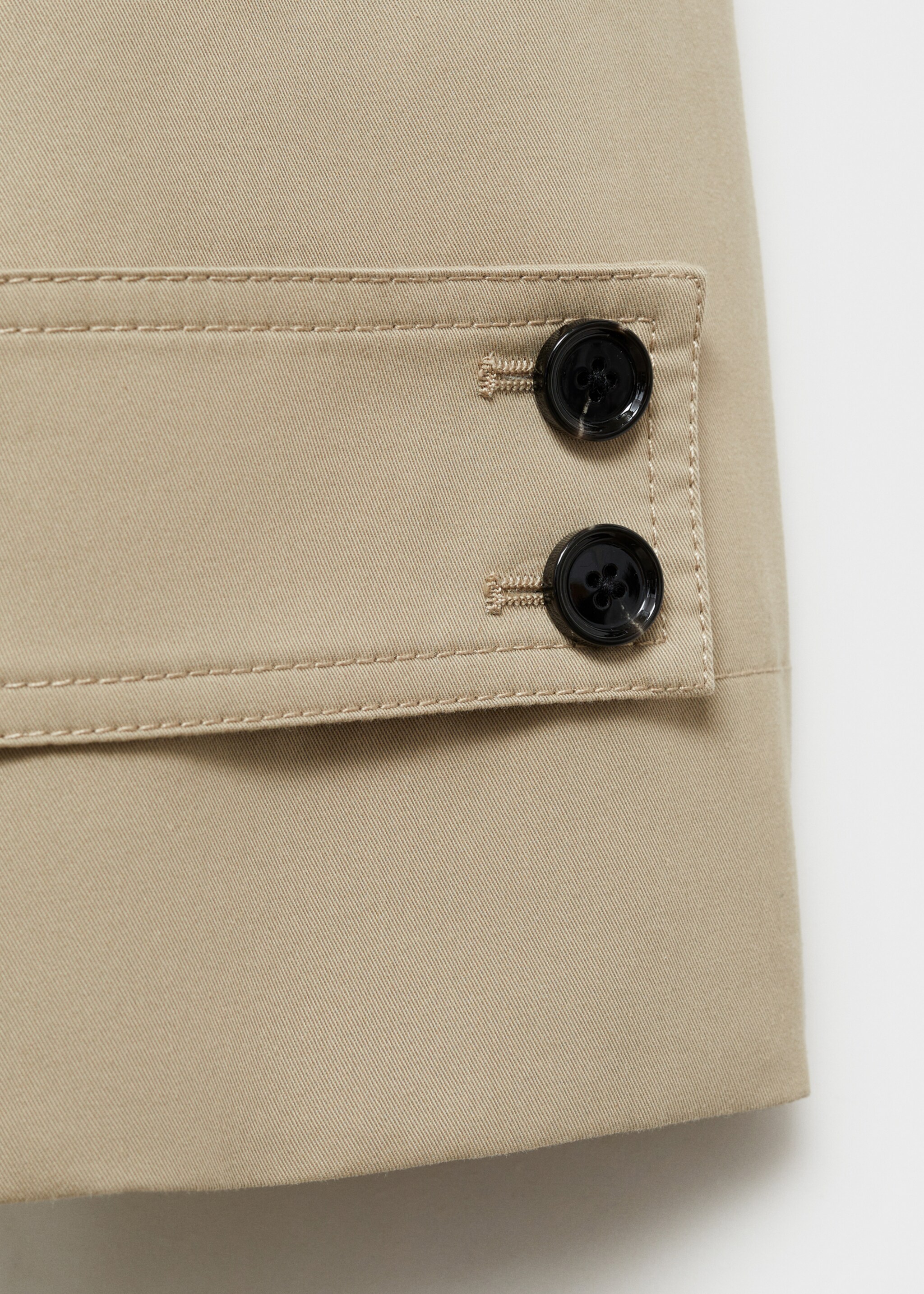 Trench long oversize double boutonnage - Détail de l'article 0