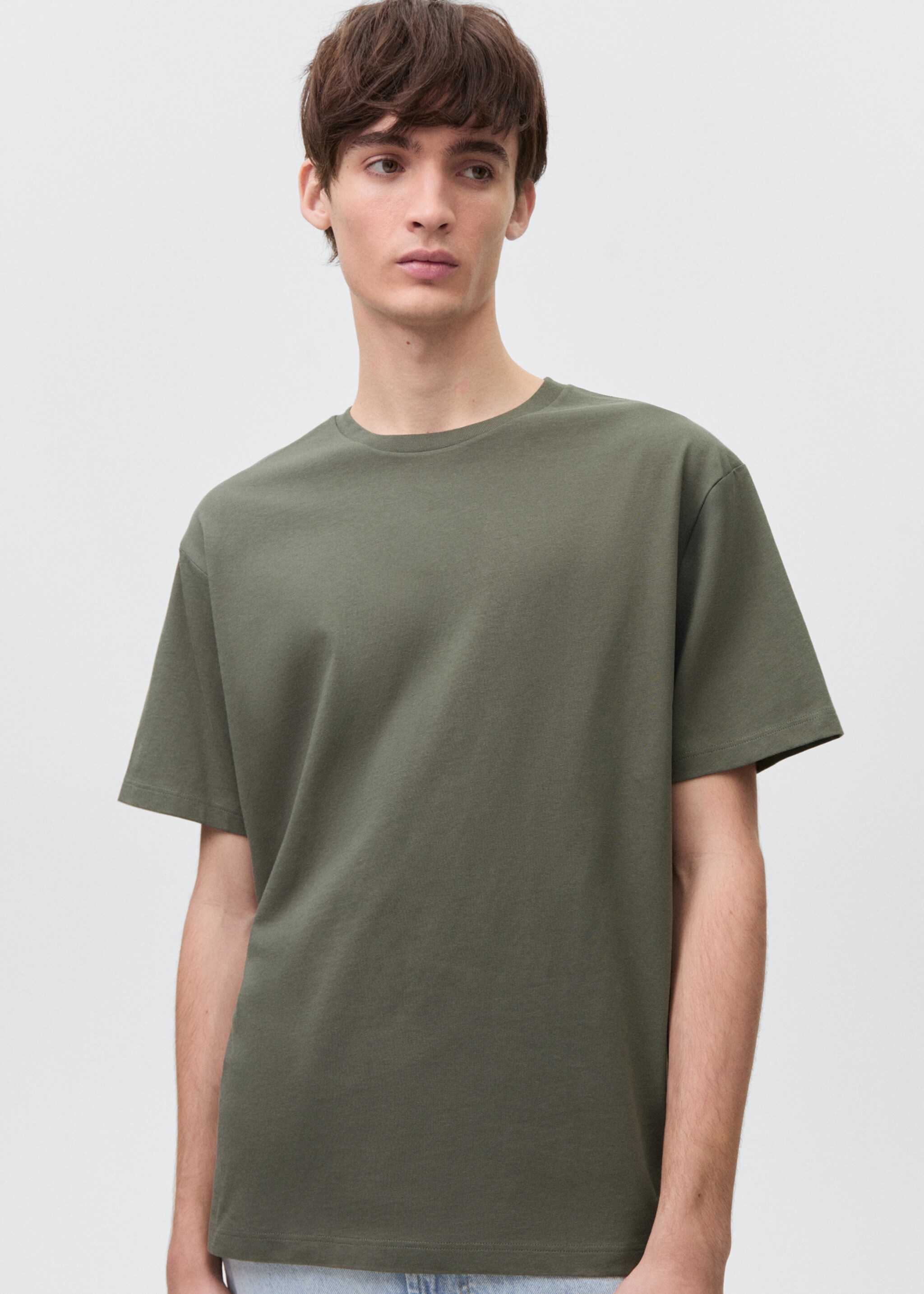 Essential cotton T-shirt - Medium plane