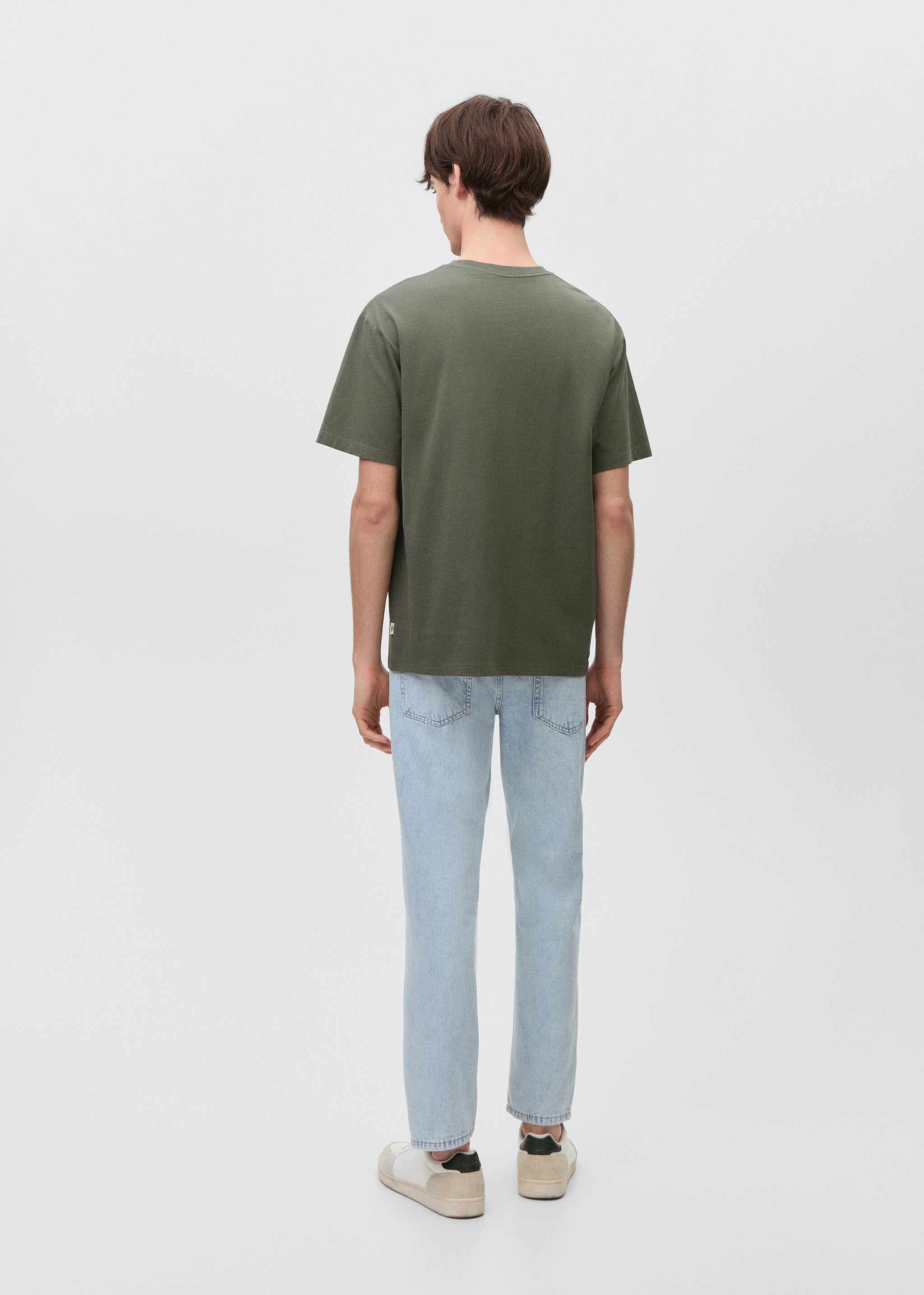 Essential cotton T-shirt - Reverse of the article
