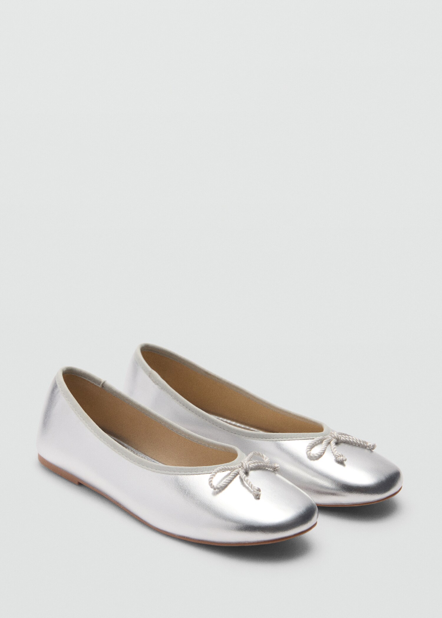 Metallic ballet flats - Medium plane