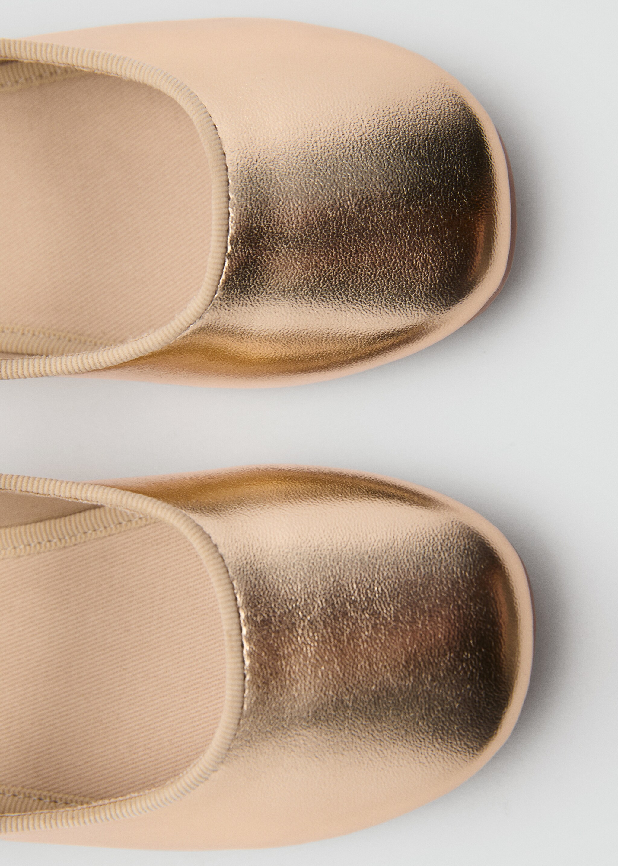 Metallisierte Riemchen-Ballerinas - Detail des Artikels 1