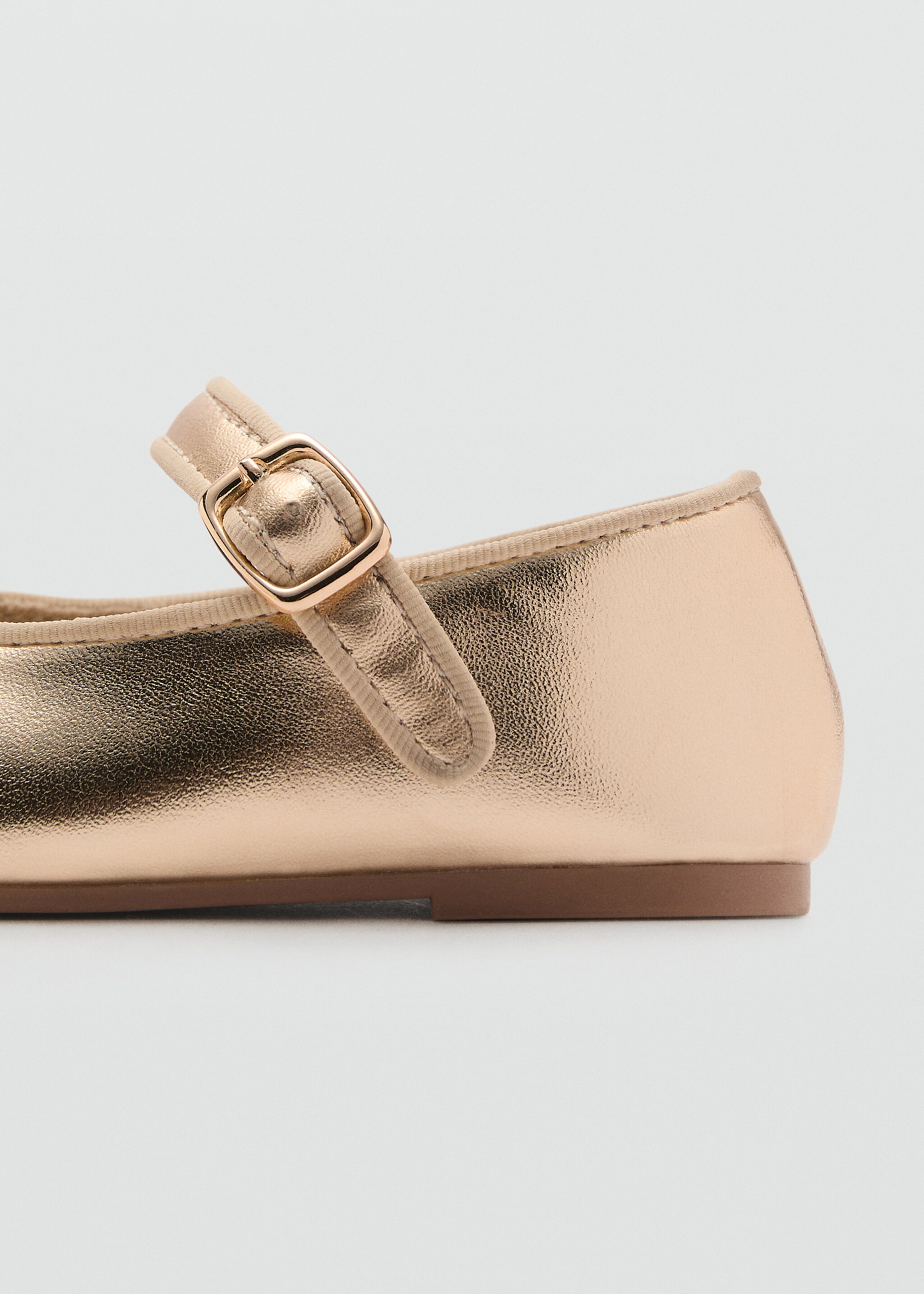 Metallisierte Riemchen-Ballerinas - Detail des Artikels 2