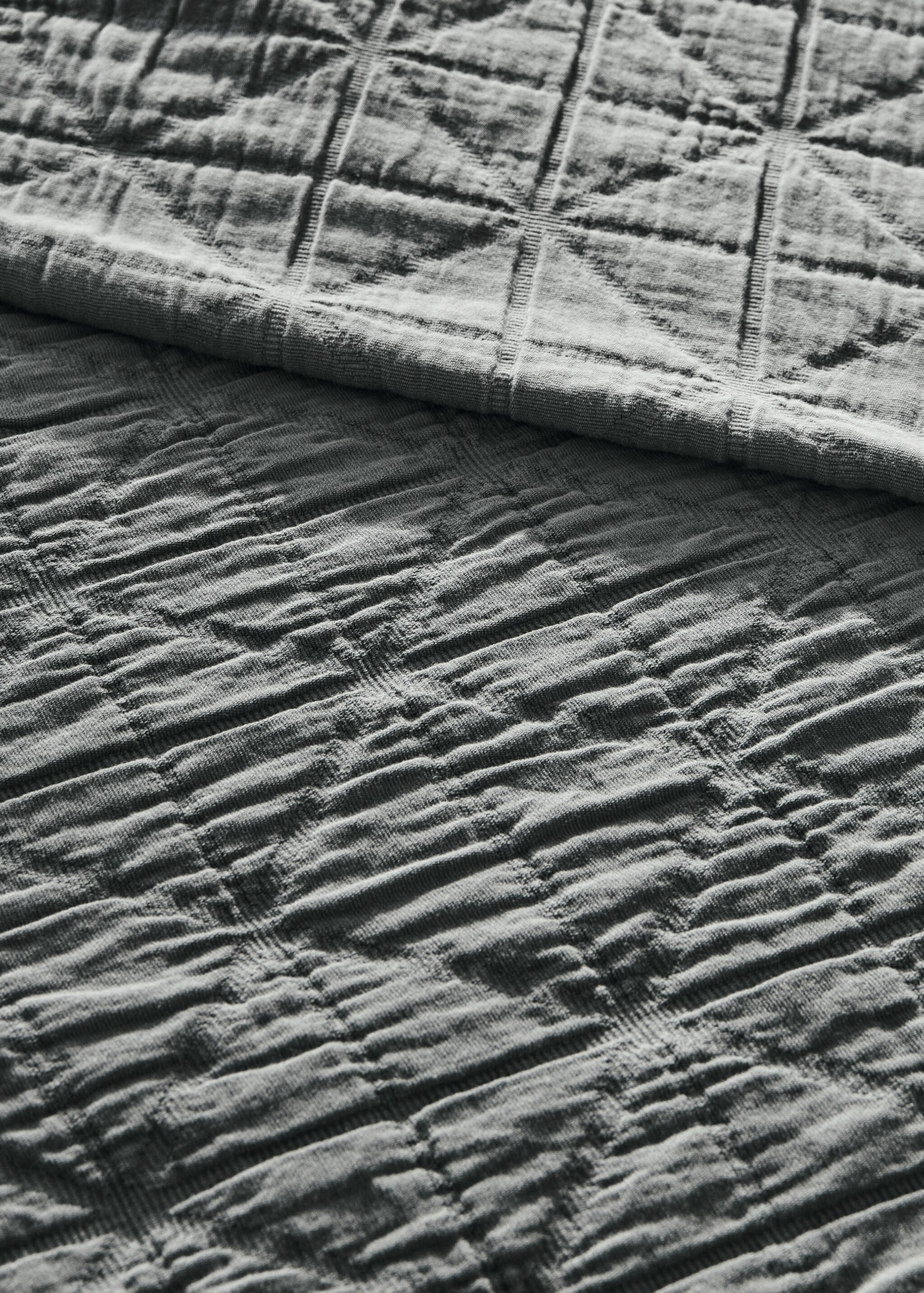 Tagesdecke aus Baumwolle mit Jacquard-Rautenmuster für 90/105 cm Kinderbett - Detail des Artikels 7
