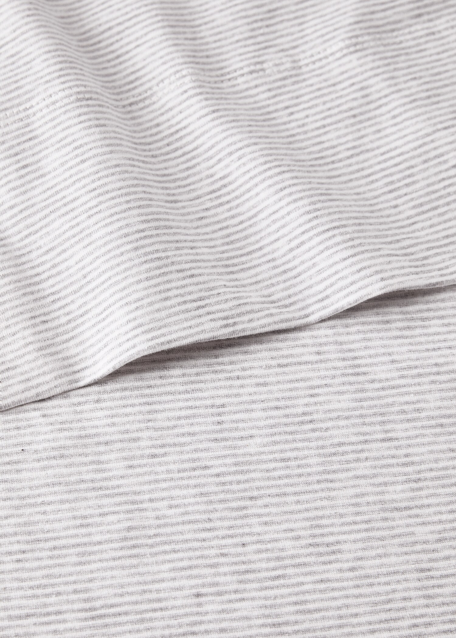 Spannbettlaken aus Baumwolle mit Streifenmuster für 90 cm Kinderbett - Detail des Artikels 1
