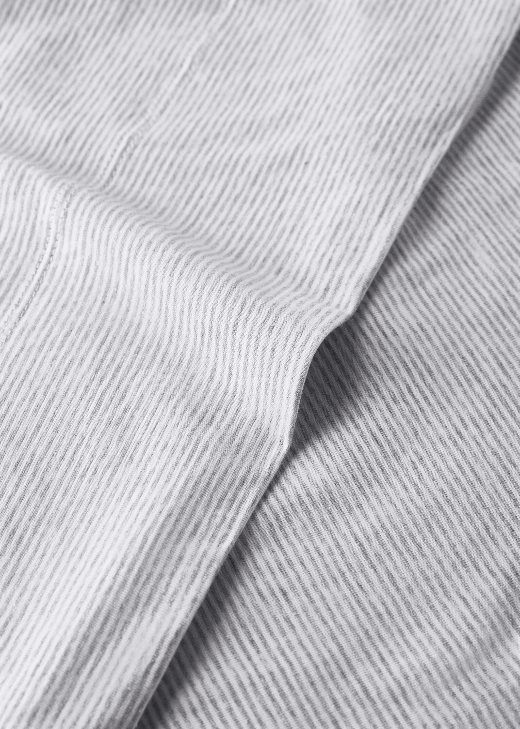 Cotton striped top sheet for cot - Details of the article 1