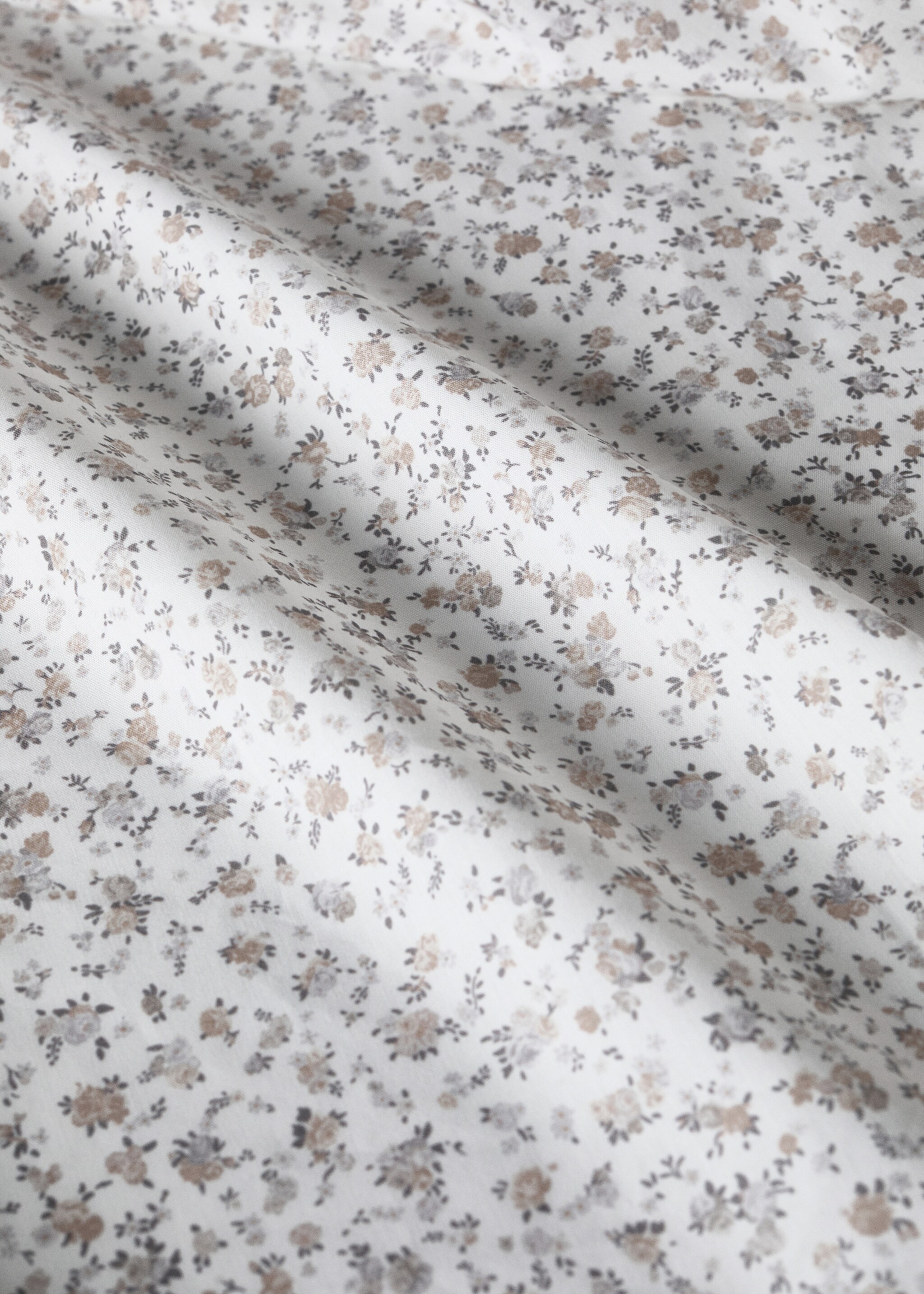 Cotton percale printed bottom sheet for cot - Details of the article 2