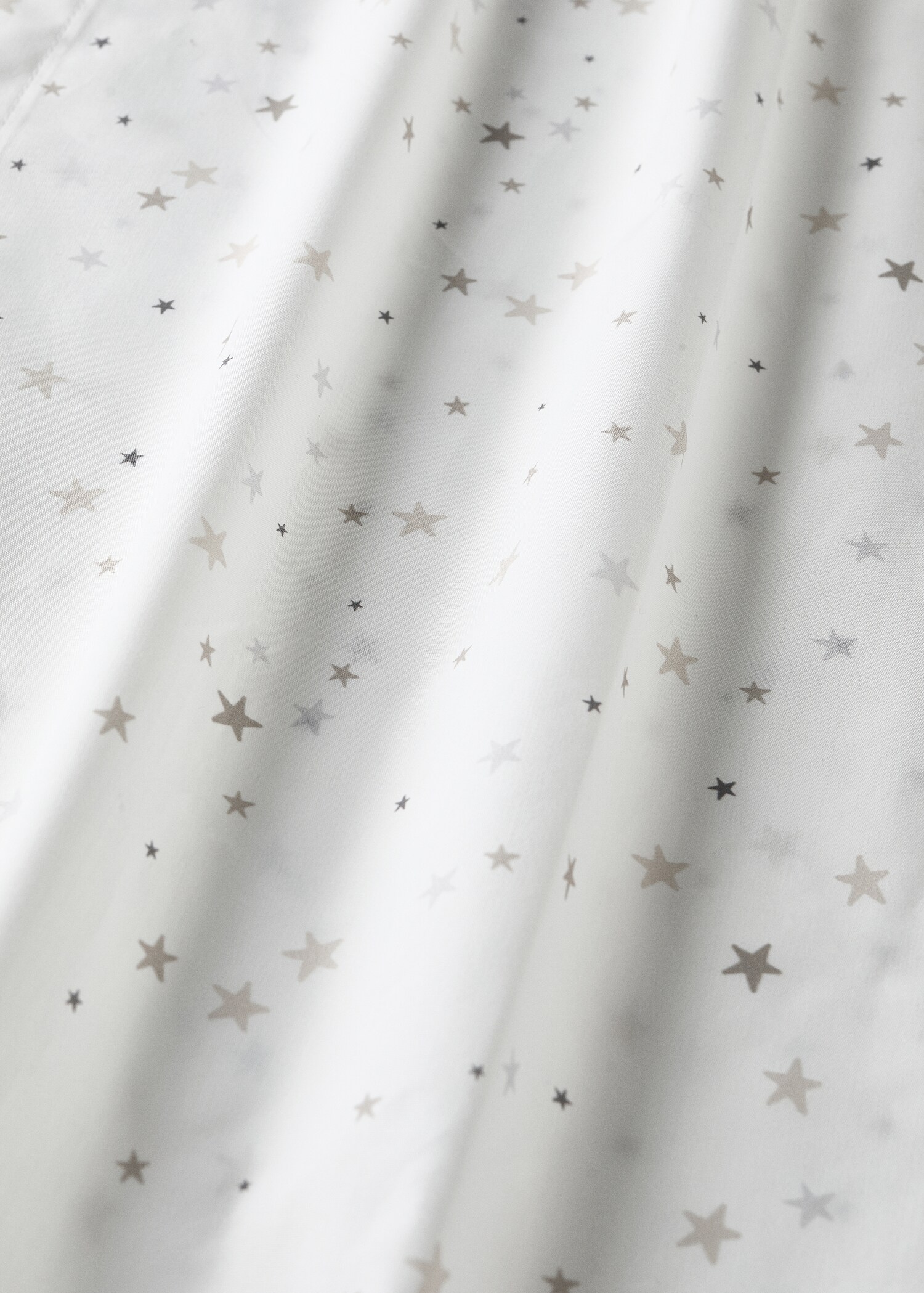 Cotton percale printed bottom sheet for cot - Details of the article 1