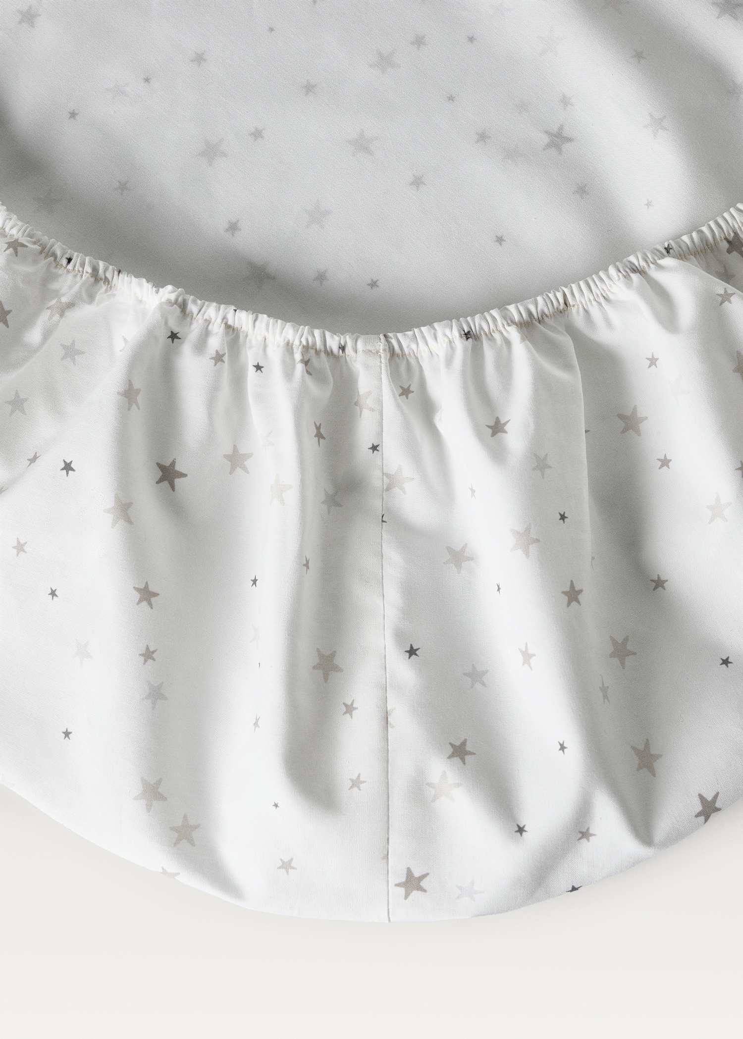 Cotton percale printed bottom sheet for cot - Details of the article 2