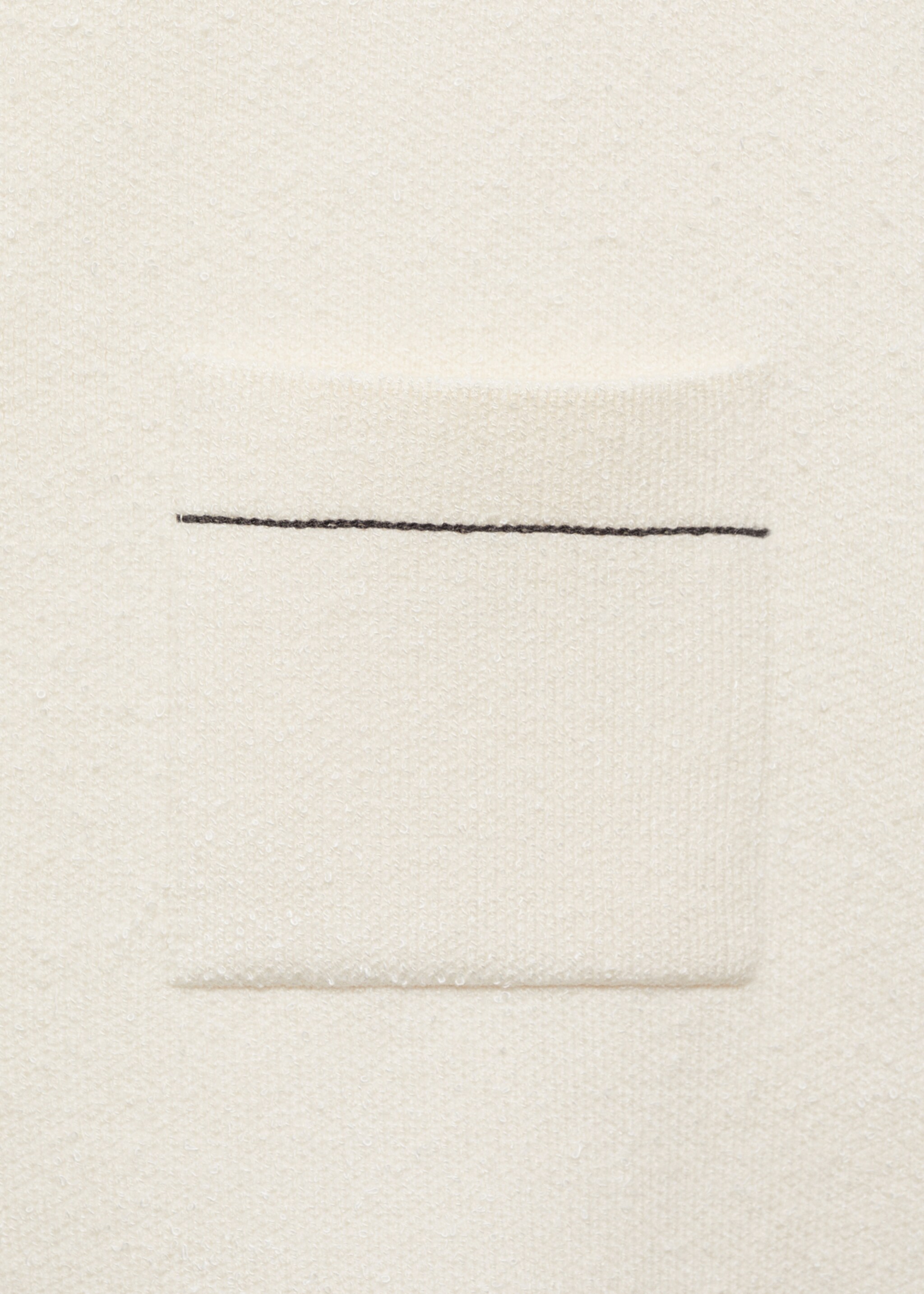 Cardigan crop liserés contrastés - Détail de l'article 0