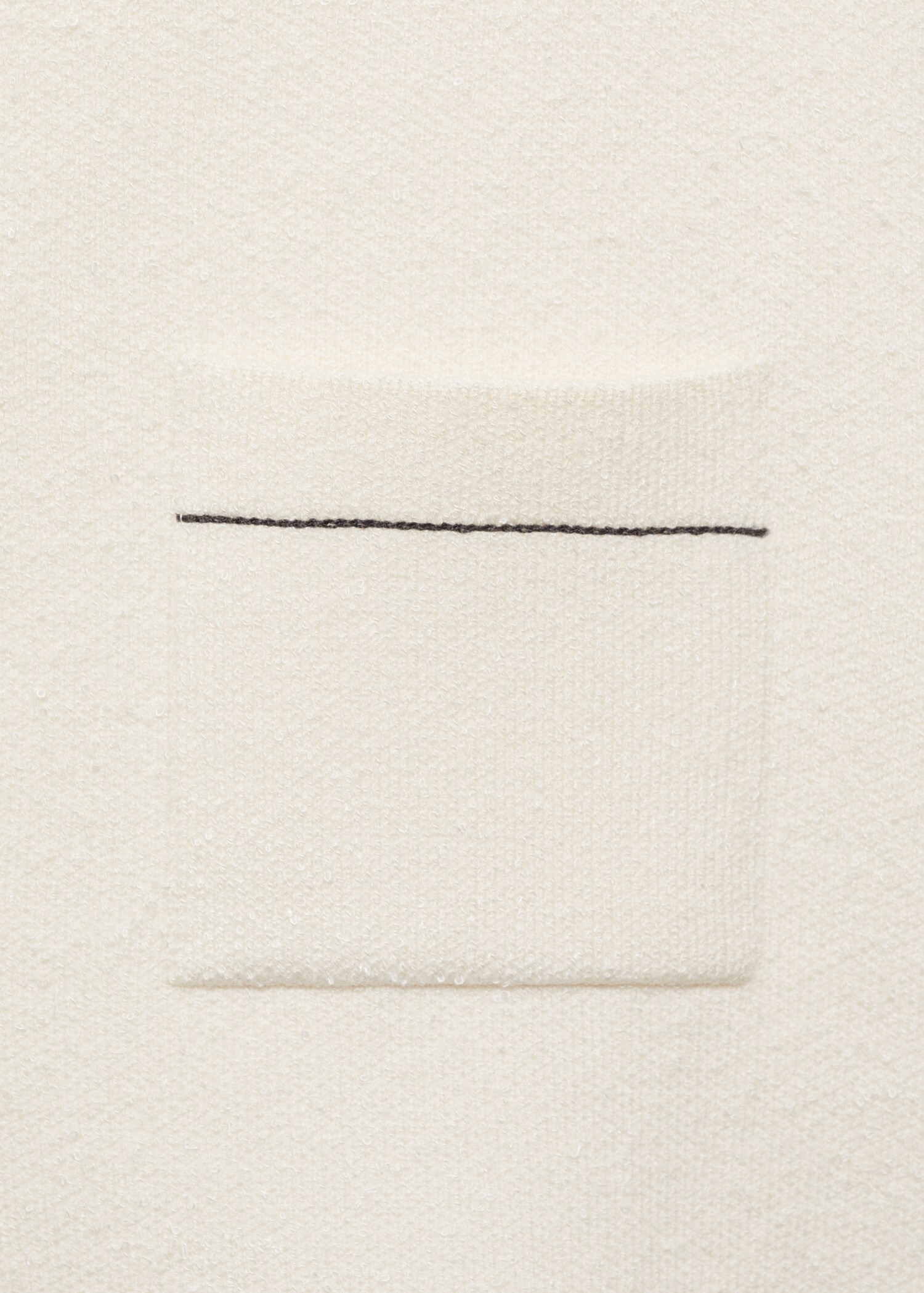Cardigan crop liserés contrastés - Détail de l'article 0