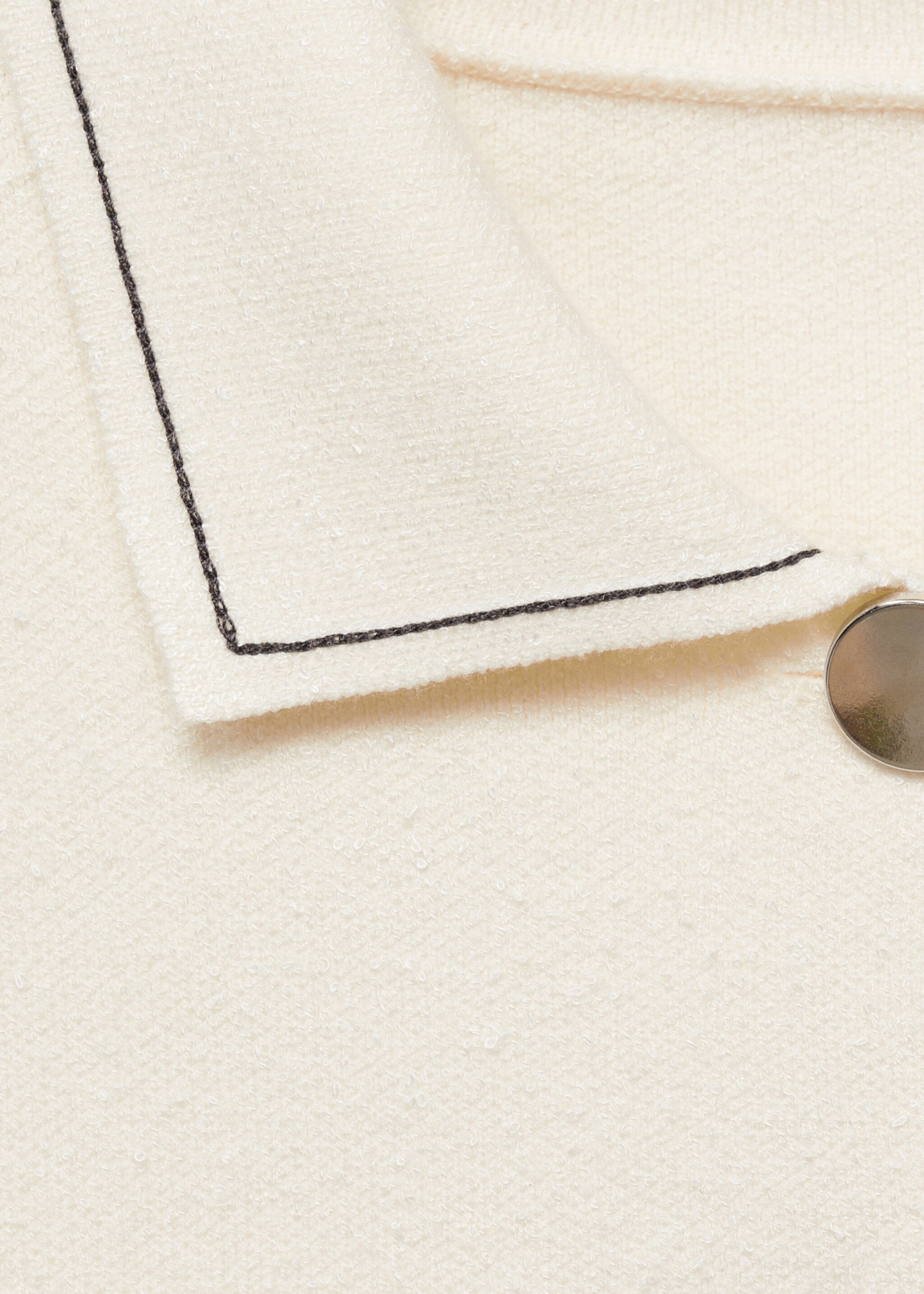 Cardigan crop liserés contrastés - Détail de l'article 8