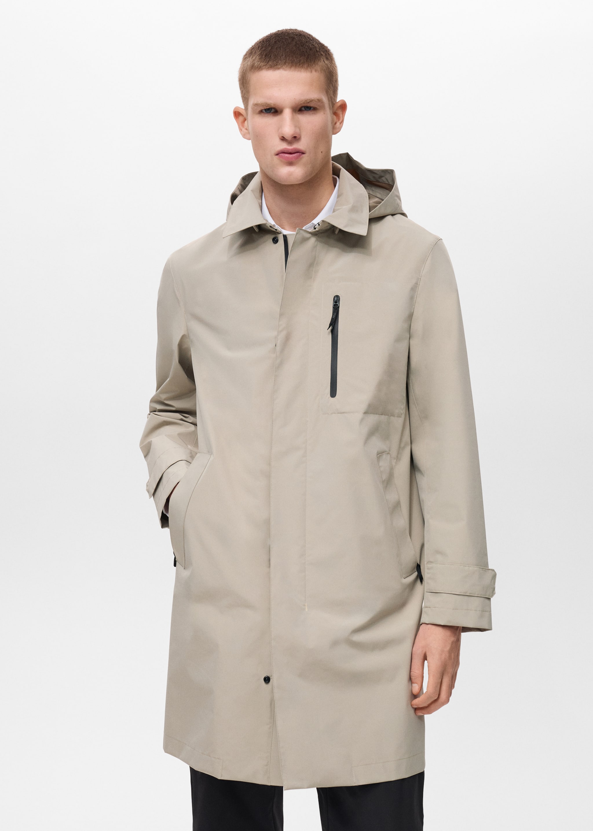 Waterproof parka met COOLMAX®-technologie - Middenvlak