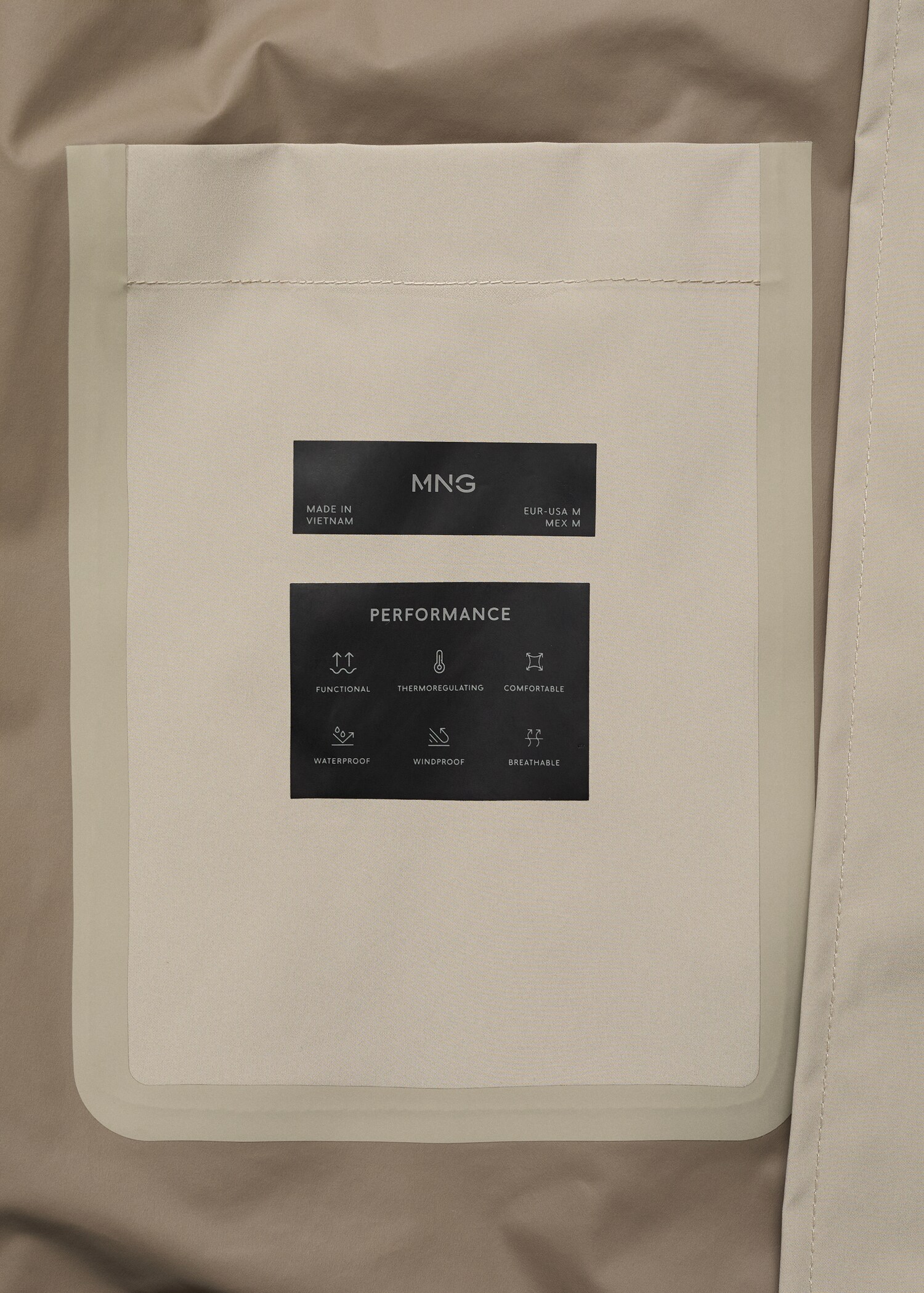 Waterproof parka met COOLMAX®-technologie - Detail van het artikel 0