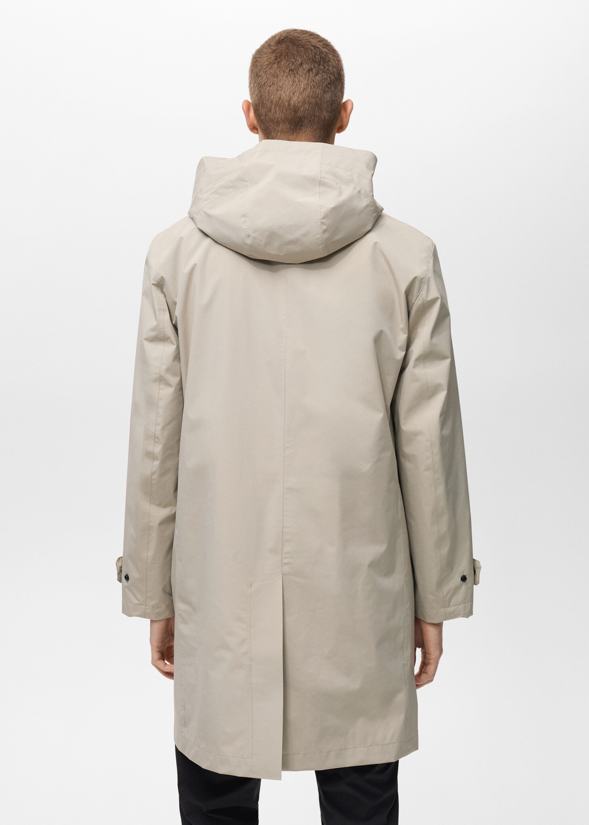 Waterproof parka met COOLMAX®-technologie - Achterkant van het artikel