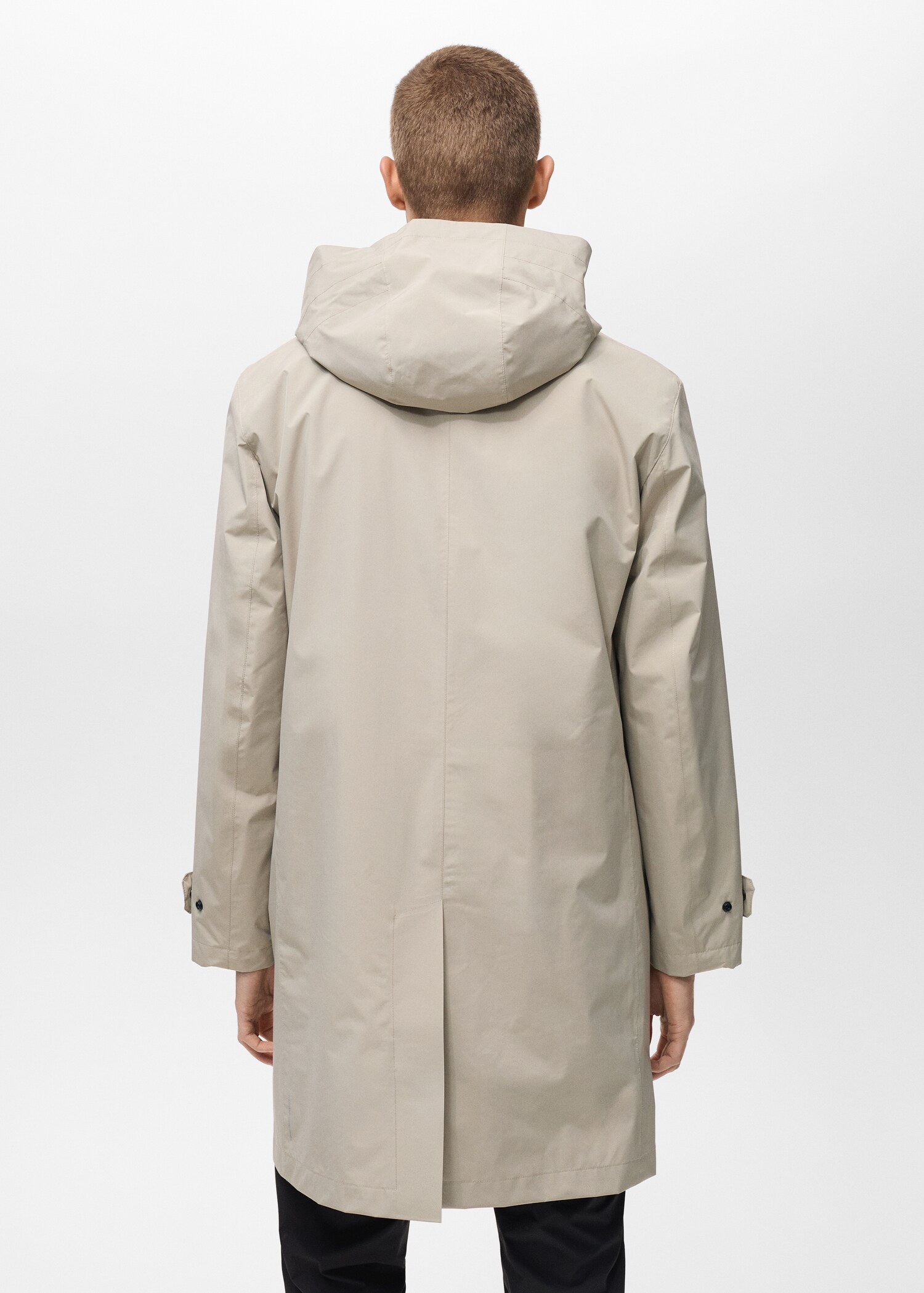 Waterproof parka met COOLMAX®-technologie - Achterkant van het artikel